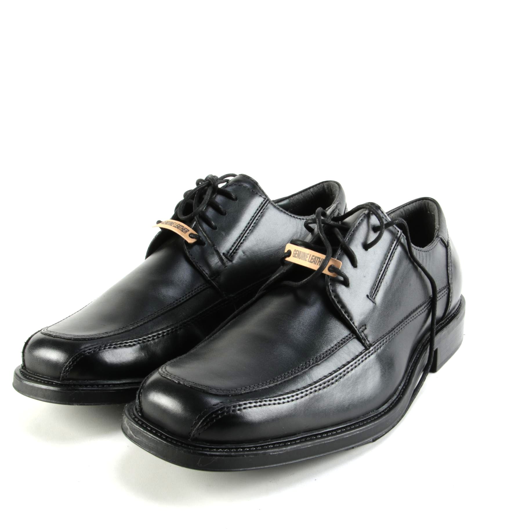 Men's Dockers Perspective Black Leather Dress Shoes