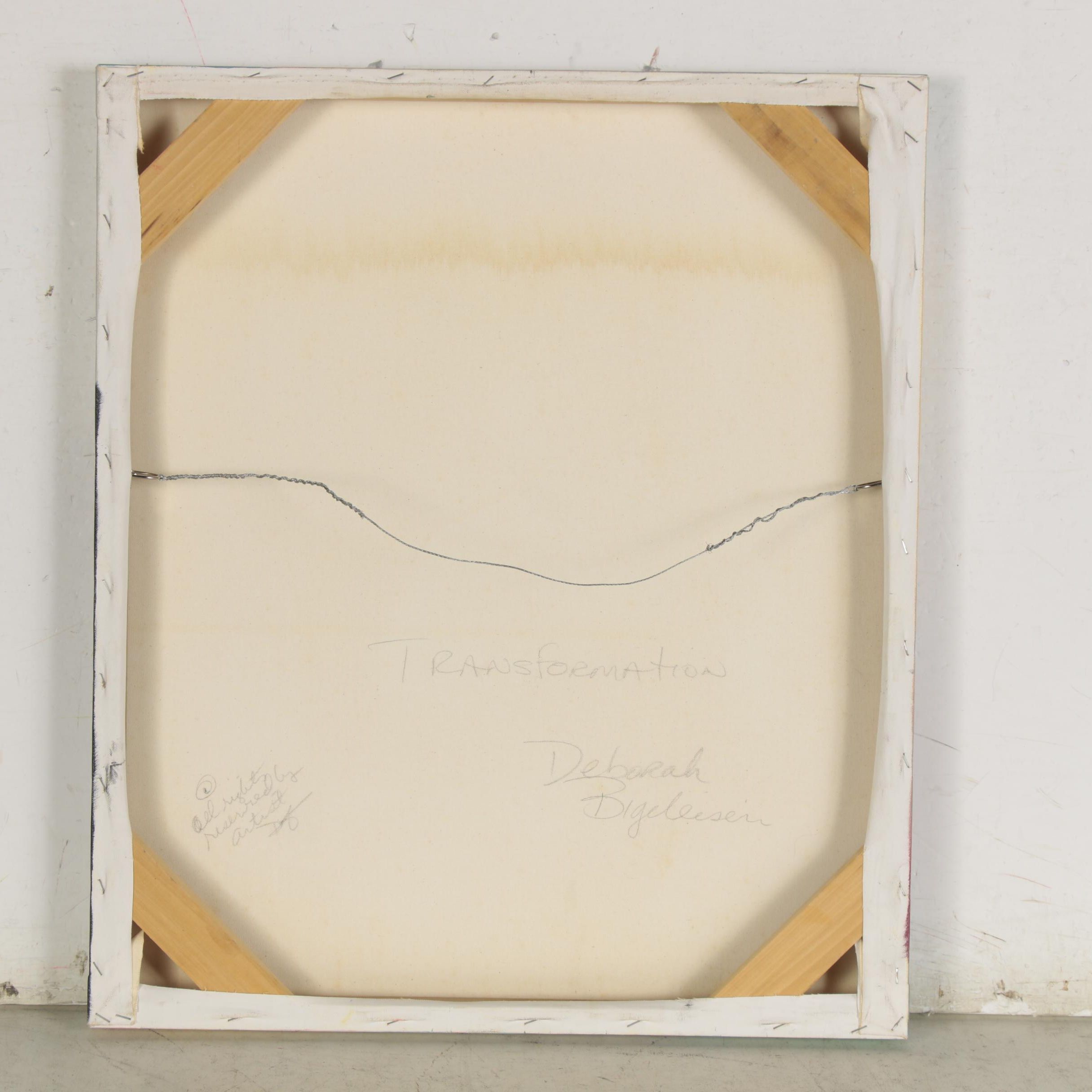 Deborah Bigeleisen Oil Painting "Transformation," 21st Century
