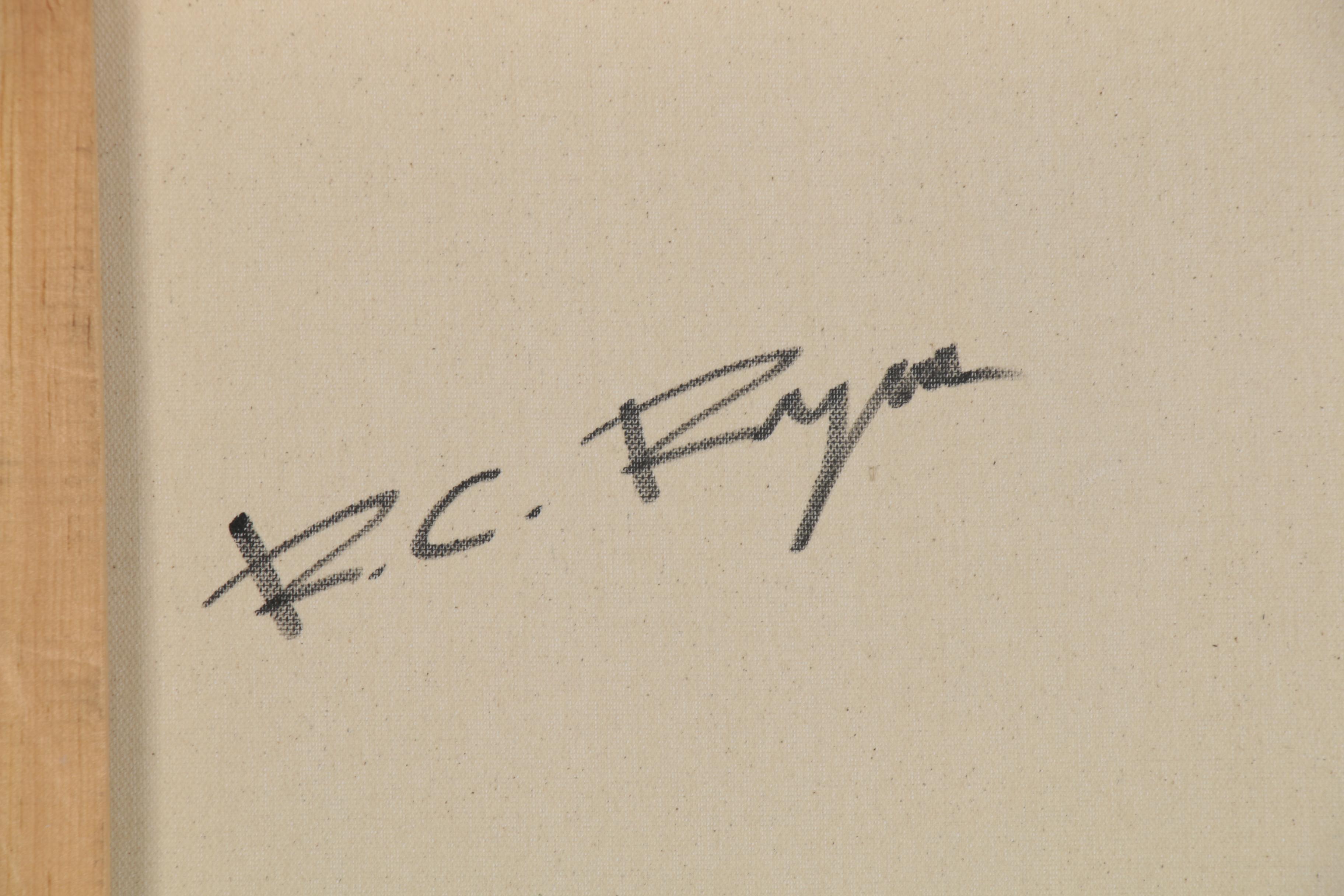 R.C. Raynor Graffiti Style Mixed Media Painting, 21st century