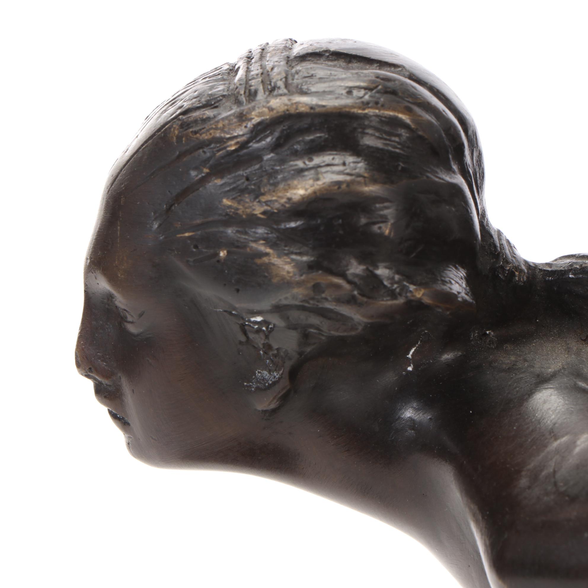 William Aribu Bronze Sculpture "Spirit of Ectasy"