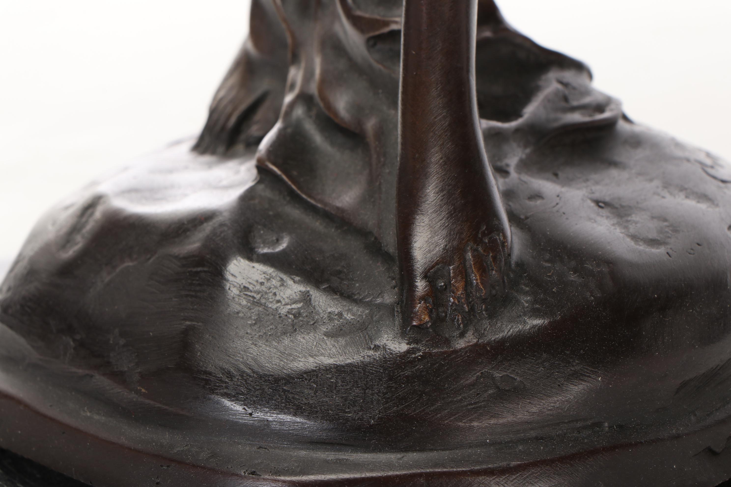 William Aribu Bronze Sculpture "Spirit of Ectasy"