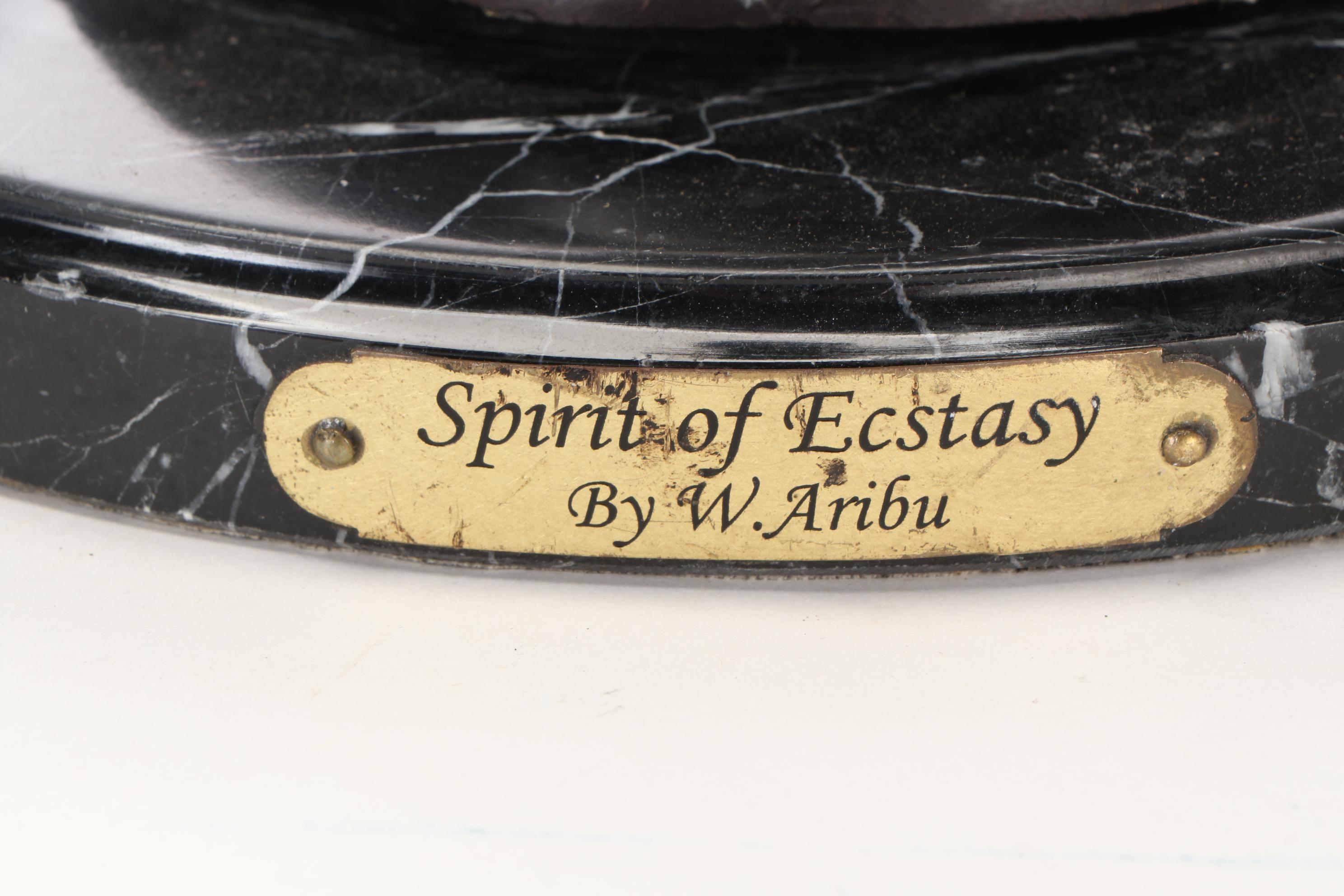 William Aribu Bronze Sculpture "Spirit of Ectasy"