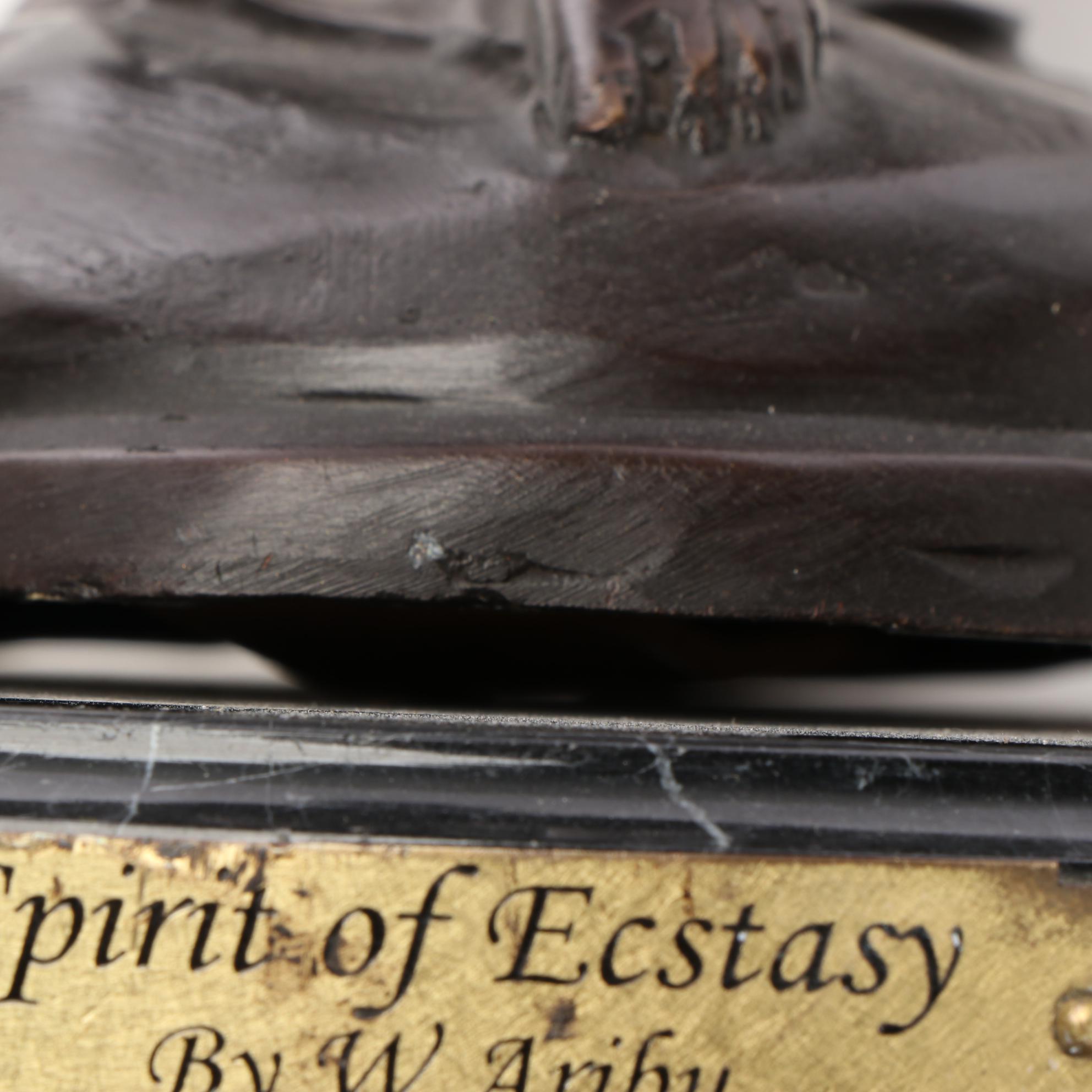 William Aribu Bronze Sculpture "Spirit of Ectasy"