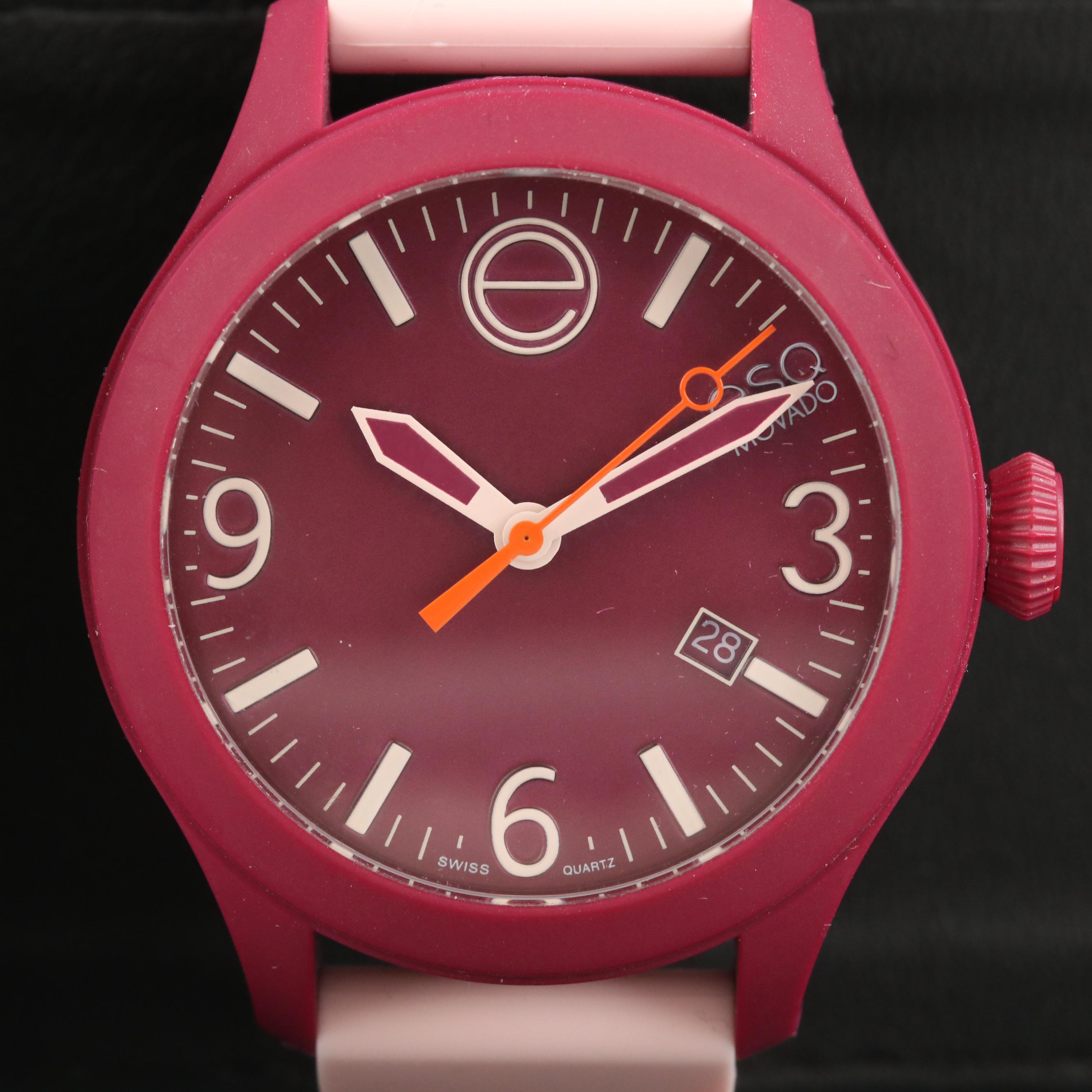 ESQ Movado Swiss Purple Watch