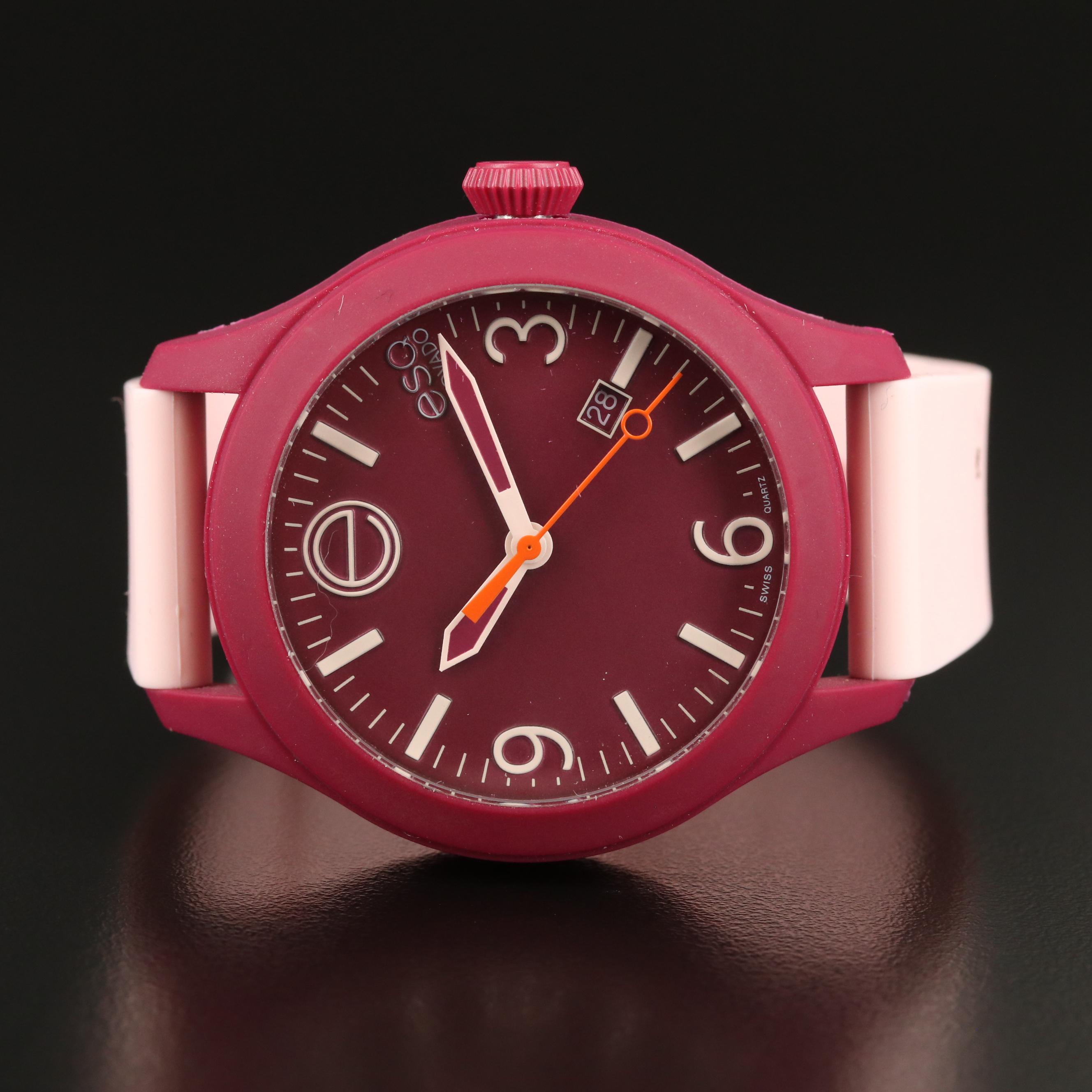 ESQ Movado Swiss Purple Watch