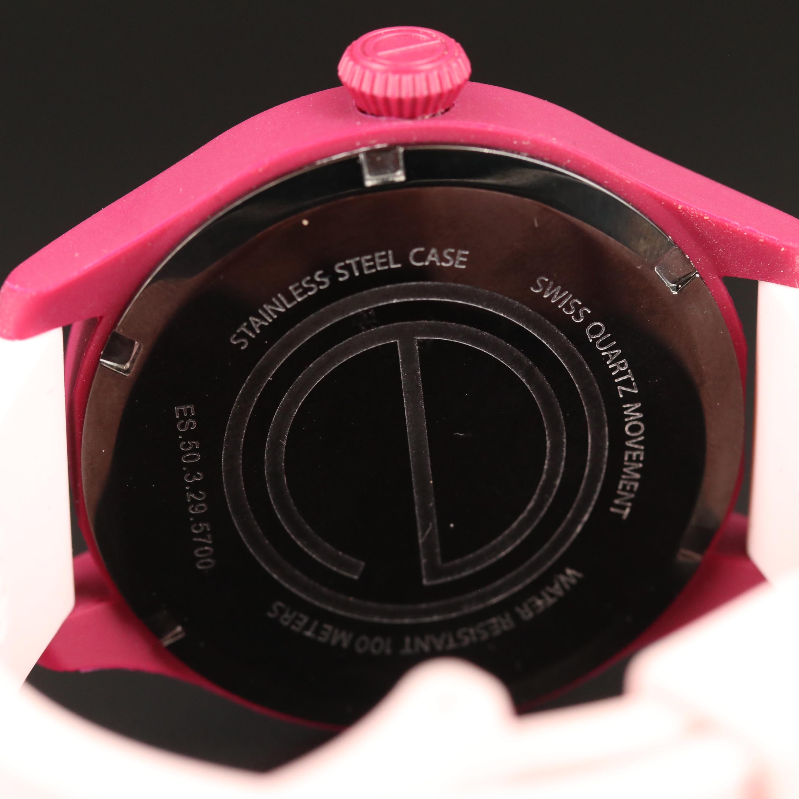 ESQ Movado Swiss Purple Watch