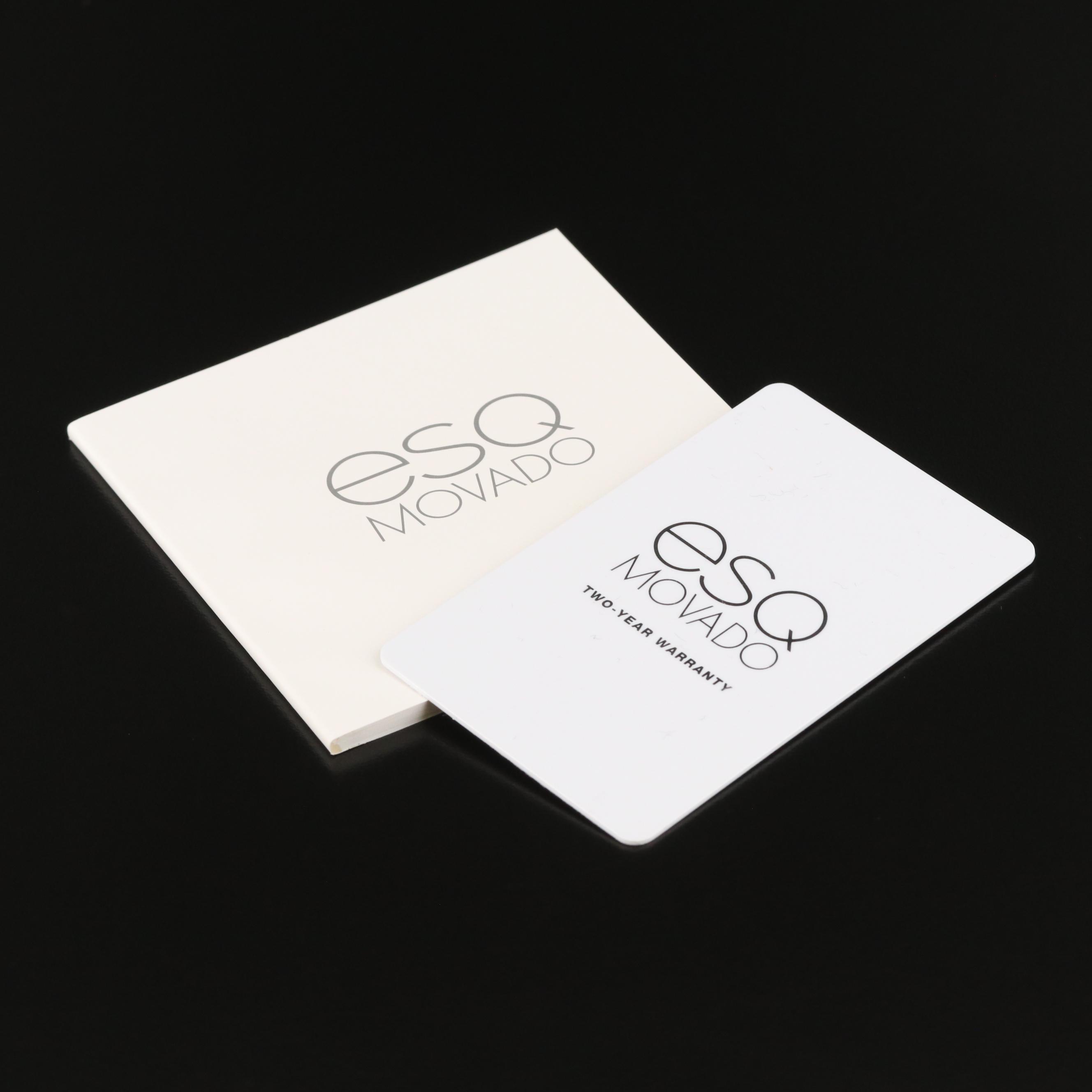 ESQ Movado Swiss Purple Watch