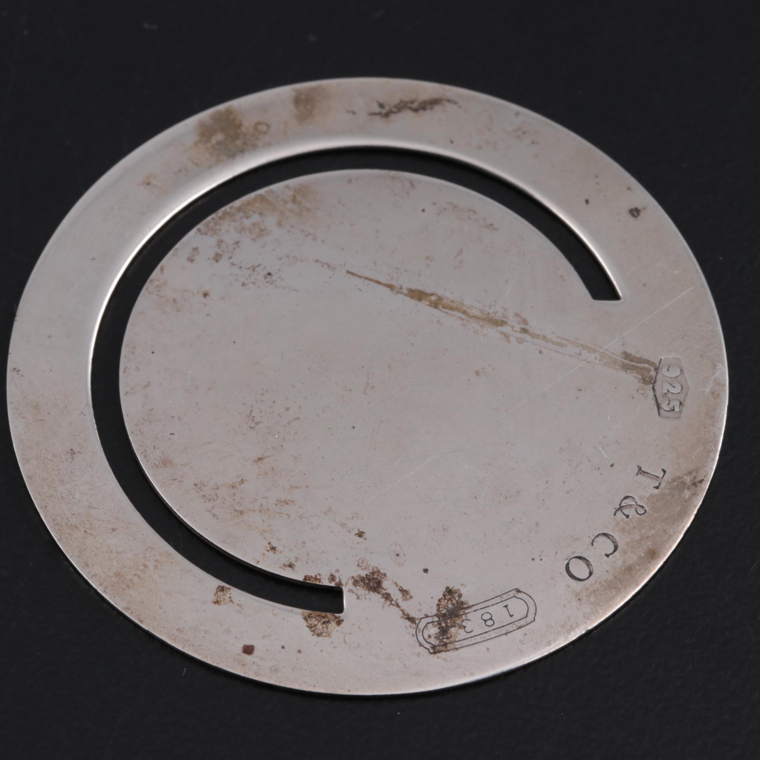 Tiffany & Co. Sterling Silver Bookmark, 1999