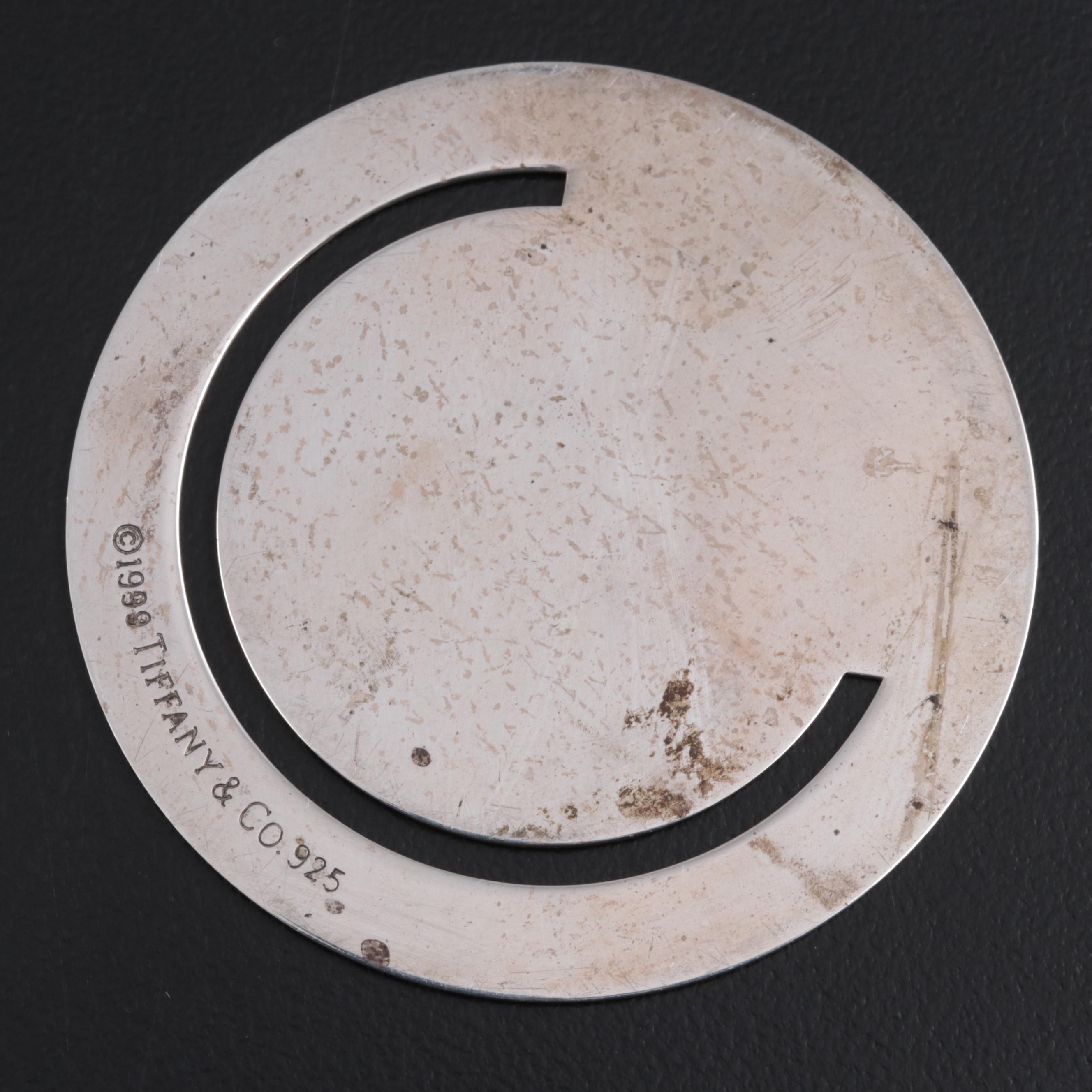 Tiffany & Co. Sterling Silver Bookmark, 1999