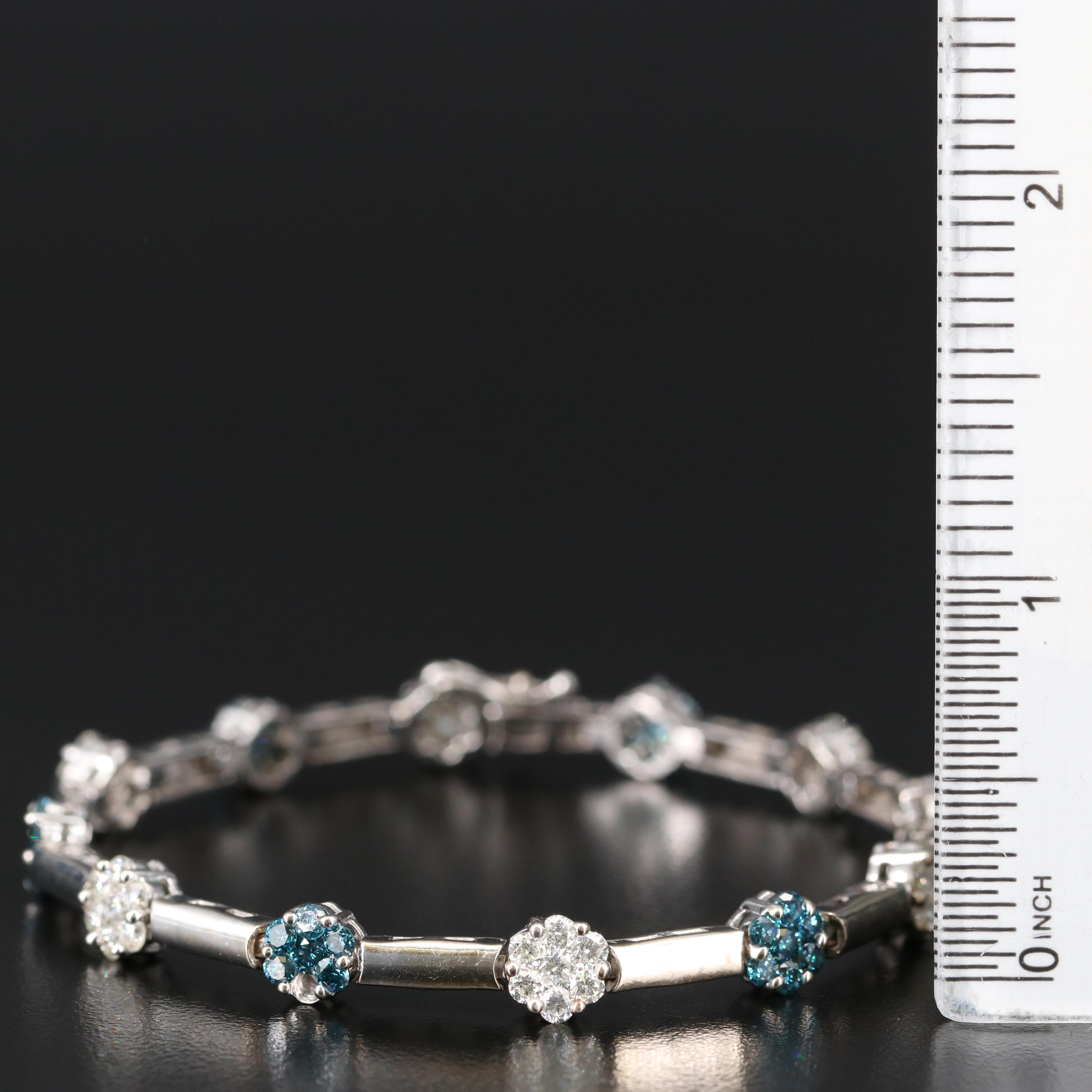 14K 3.88 CTW Diamond Link Bracelet