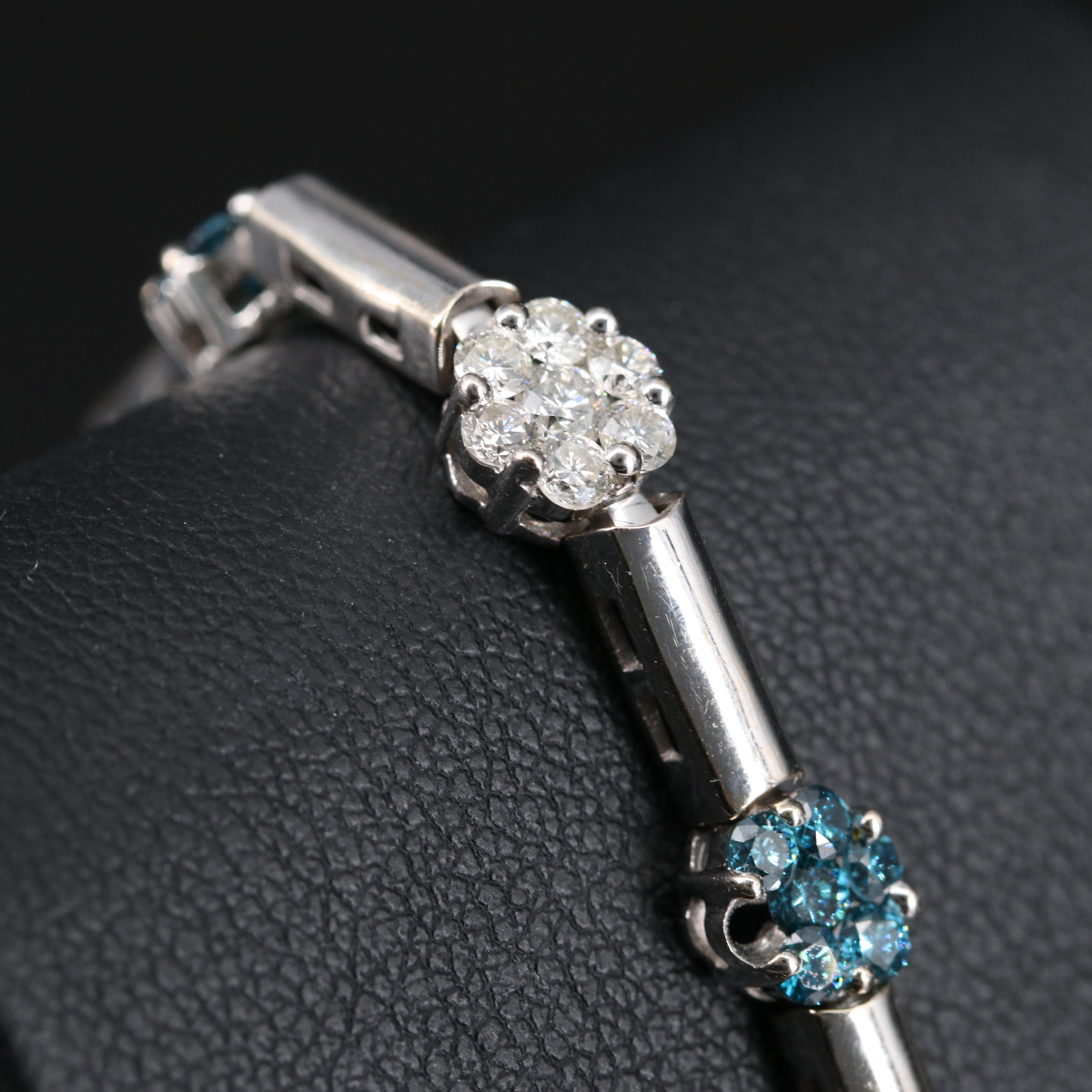 14K 3.88 CTW Diamond Link Bracelet