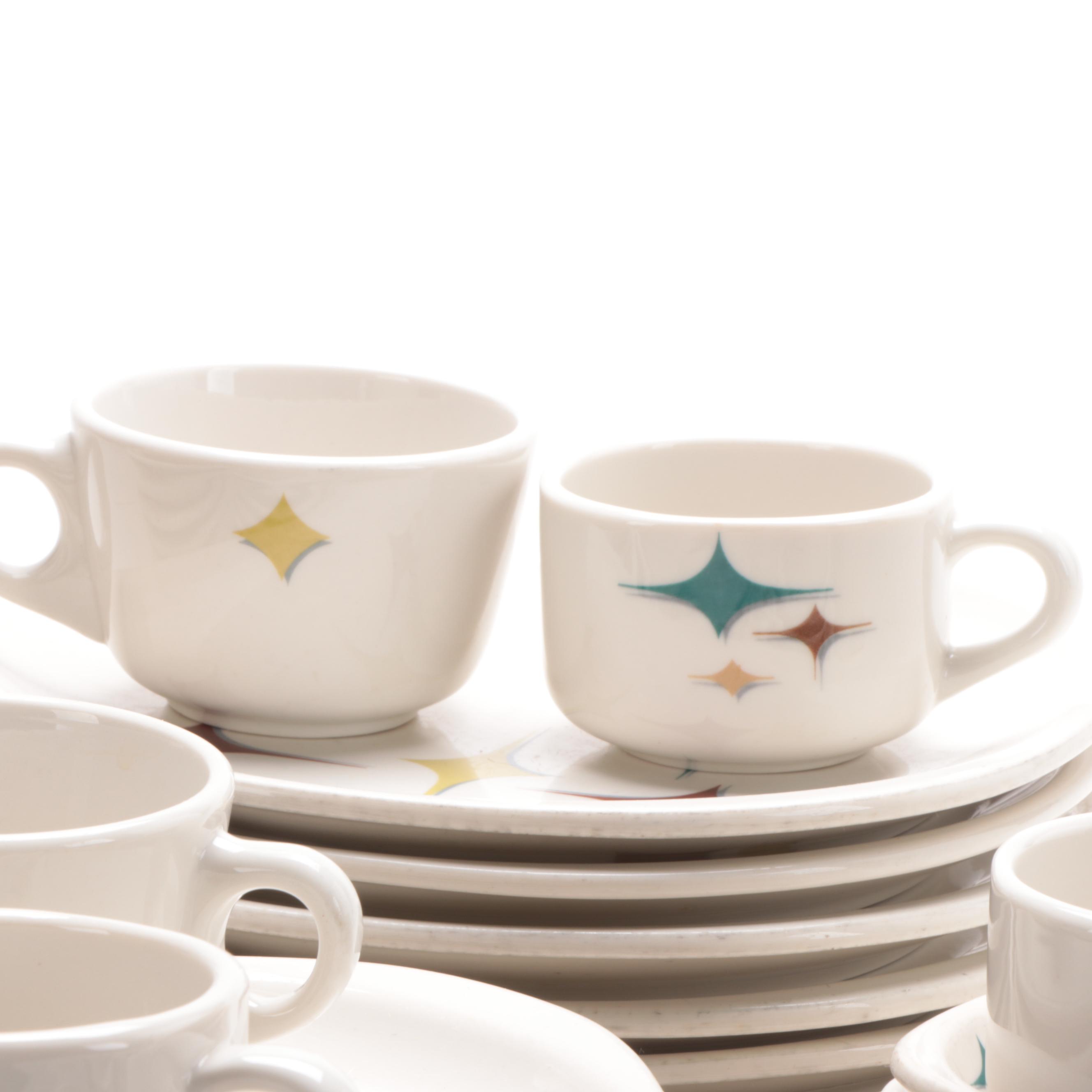 Syracuse China "Jubilee(Trend/Stars)" Dinnerware, Mid to Late 20th Century