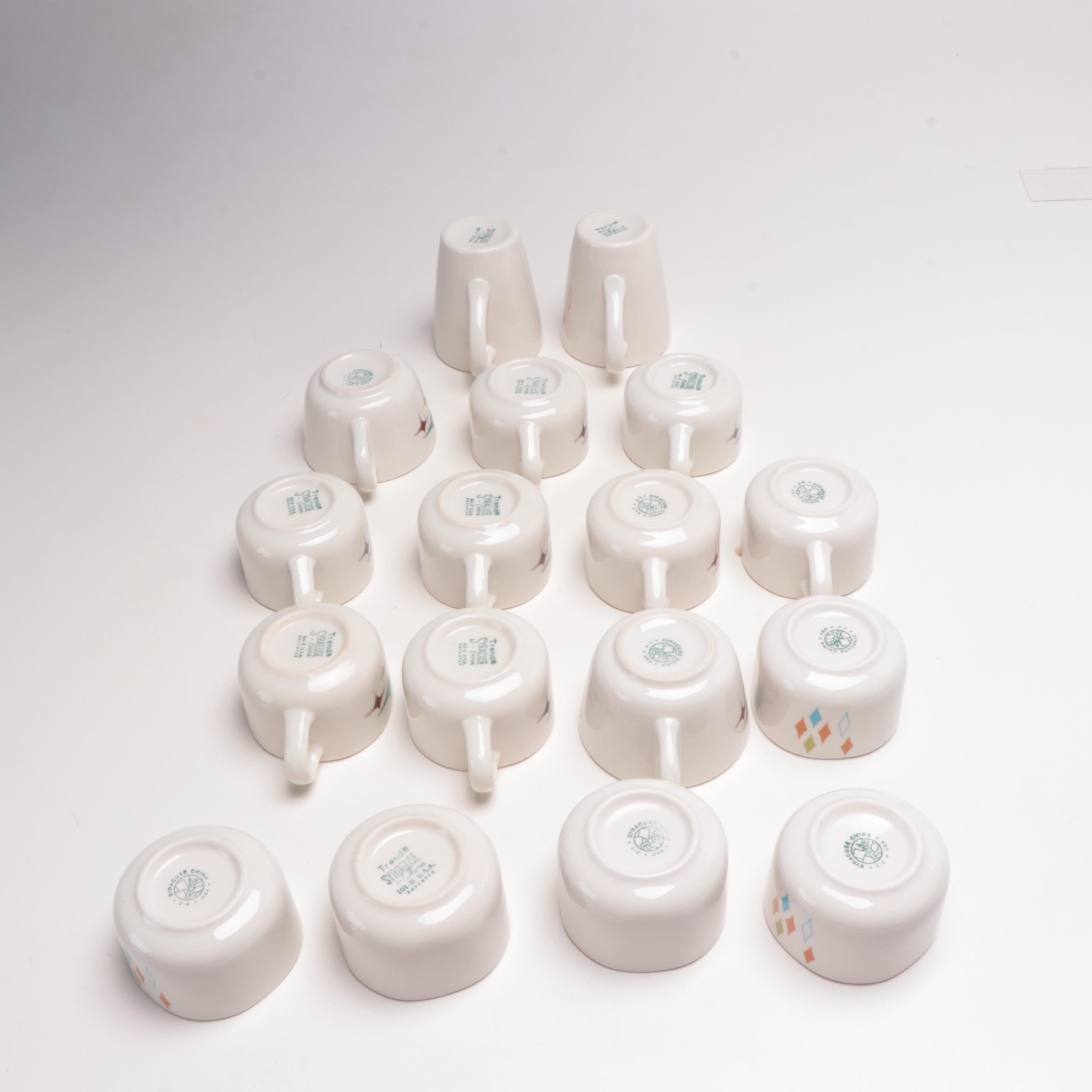 Syracuse China "Jubilee(Trend/Stars)" Dinnerware, Mid to Late 20th Century