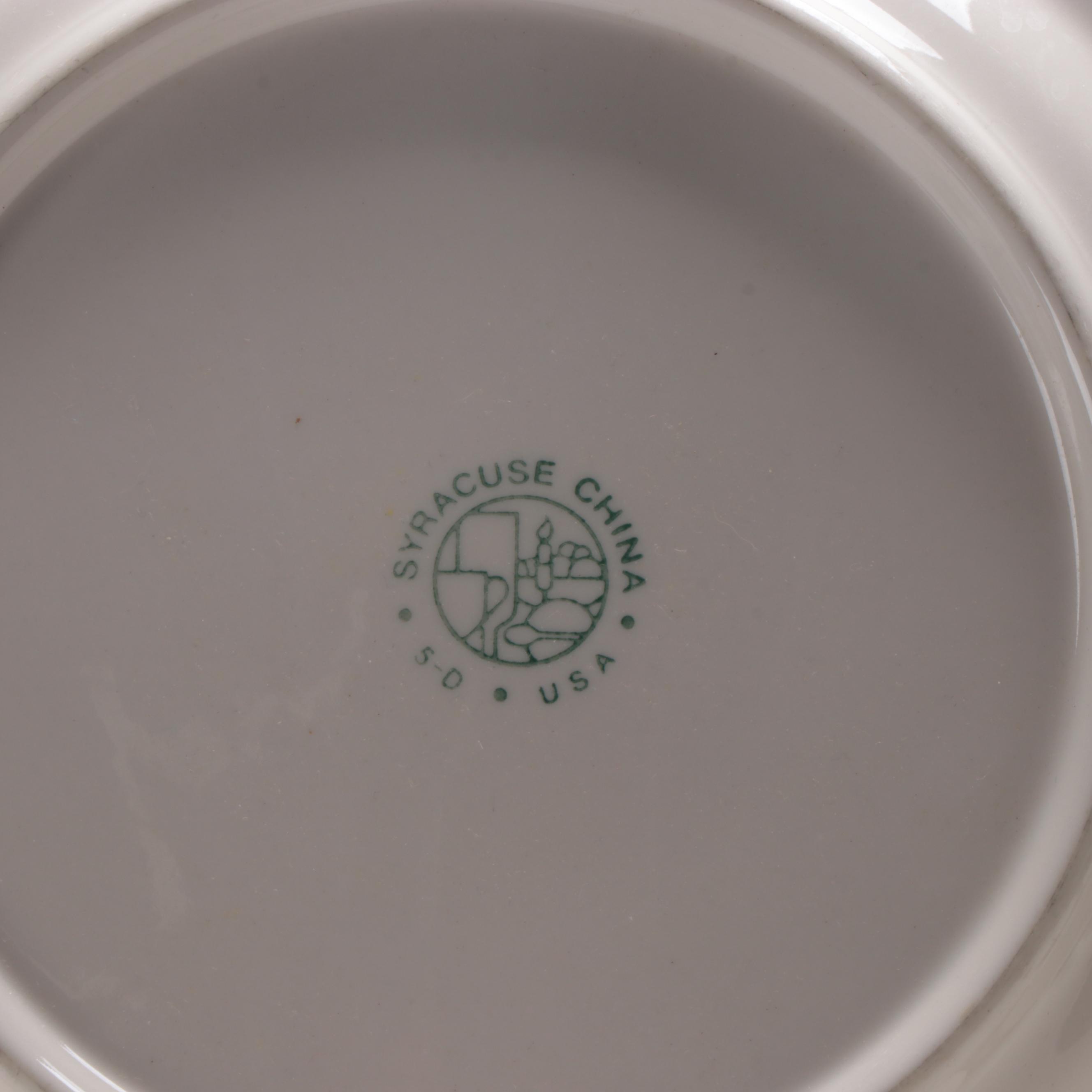 Syracuse China "Jubilee(Trend/Stars)" Dinnerware, Mid to Late 20th Century