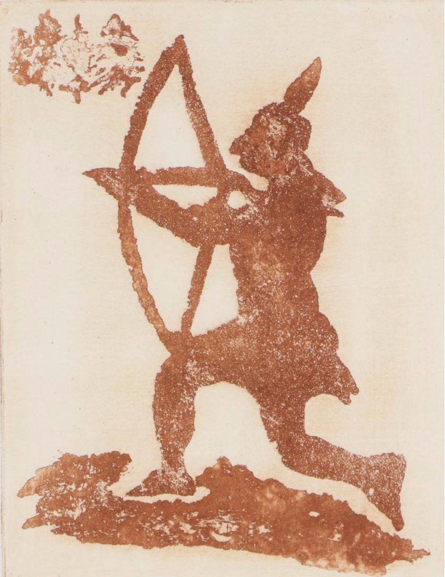 Joy Jackson Etching with Aquatint "Treaty Token," 1979