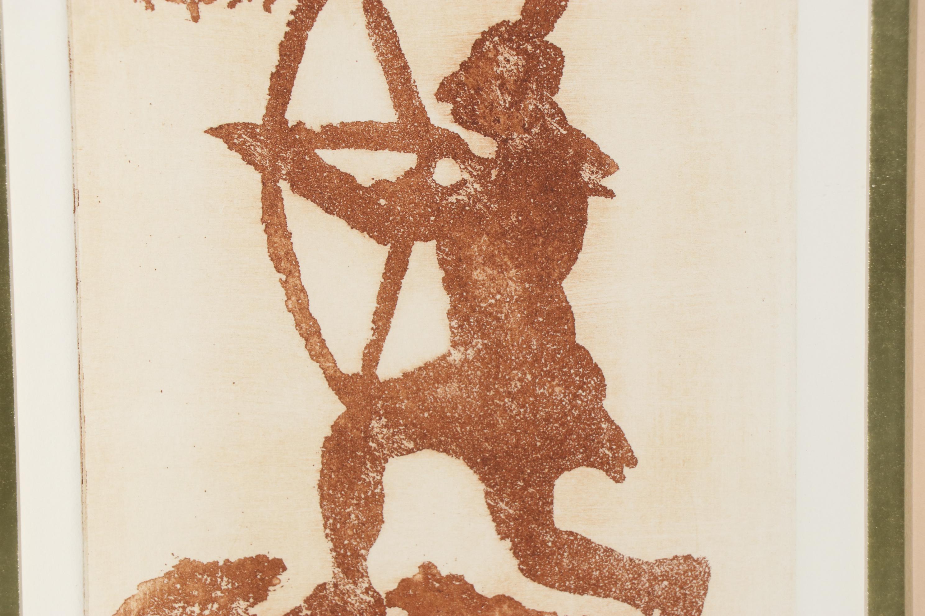 Joy Jackson Etching with Aquatint "Treaty Token," 1979