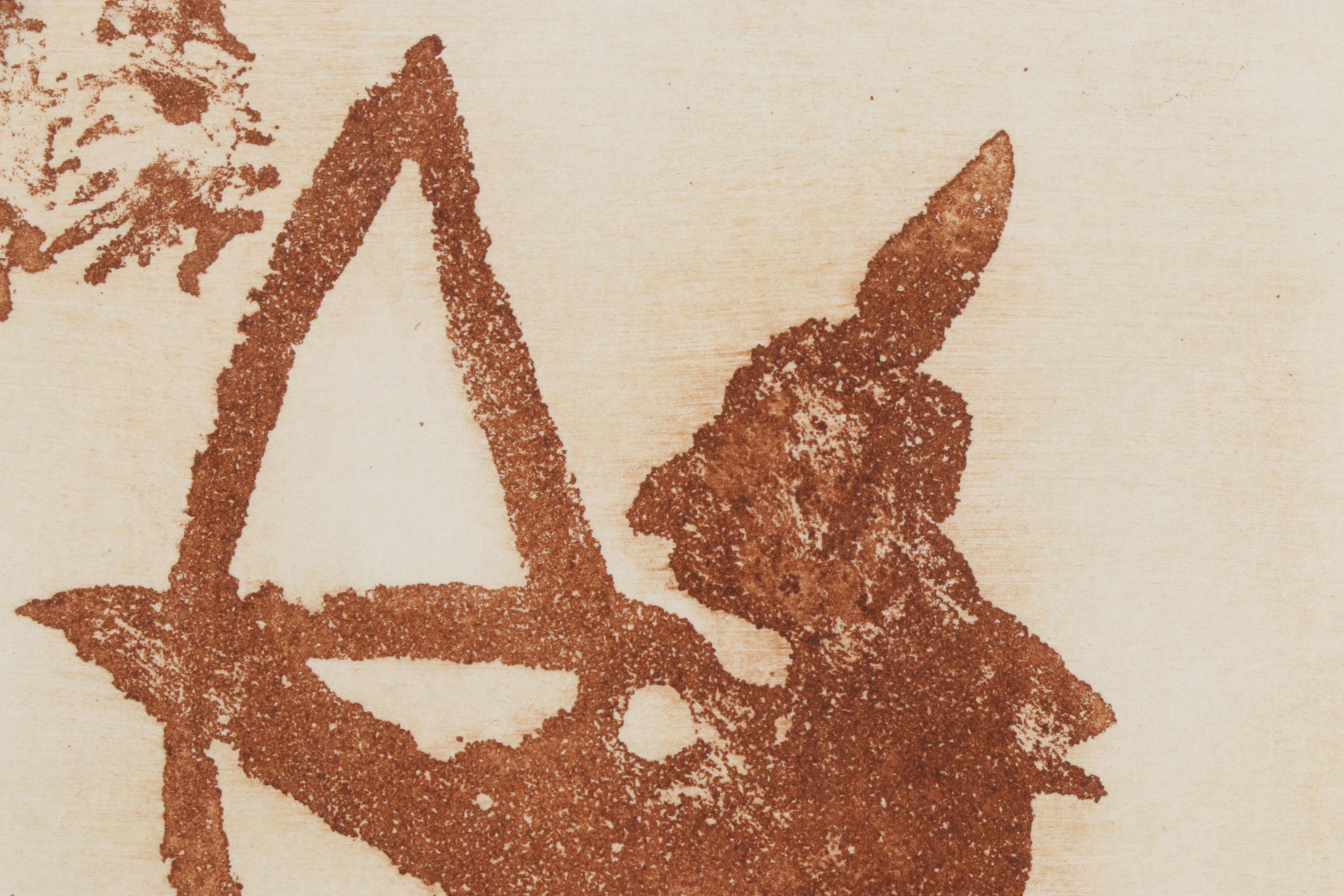 Joy Jackson Etching with Aquatint "Treaty Token," 1979