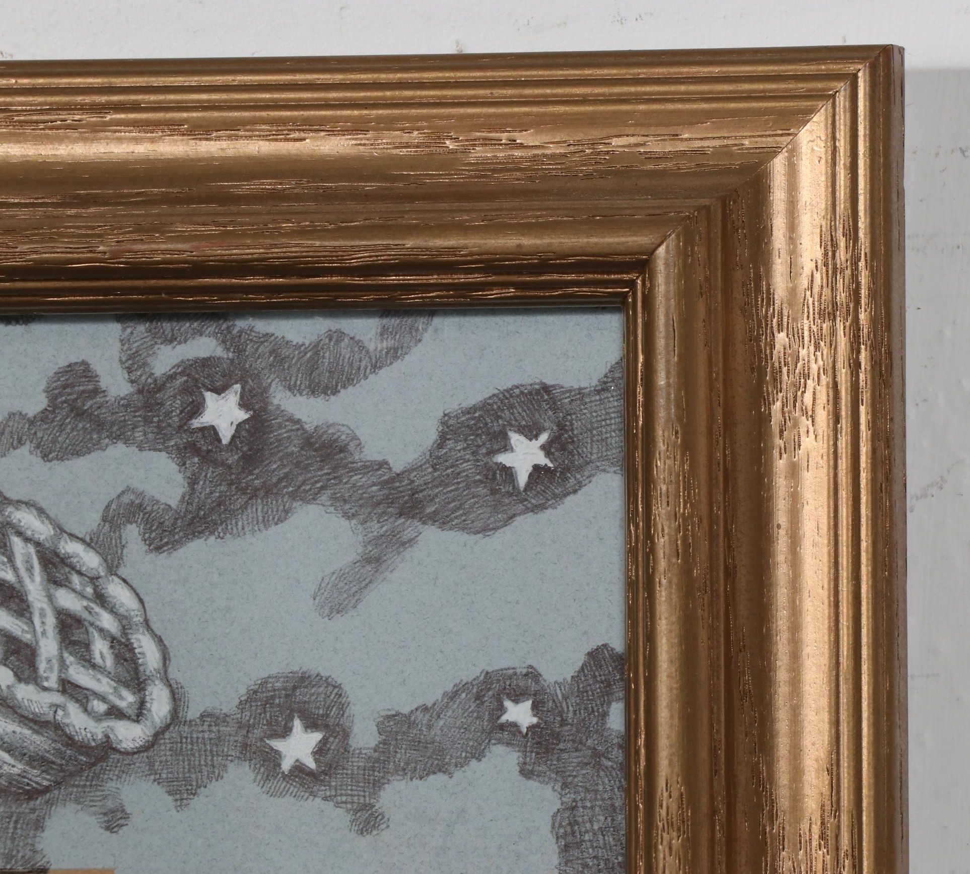 Savannah Schroll Guz Ink Drawing "Women in Water: Loretta and Pies in the Sky"