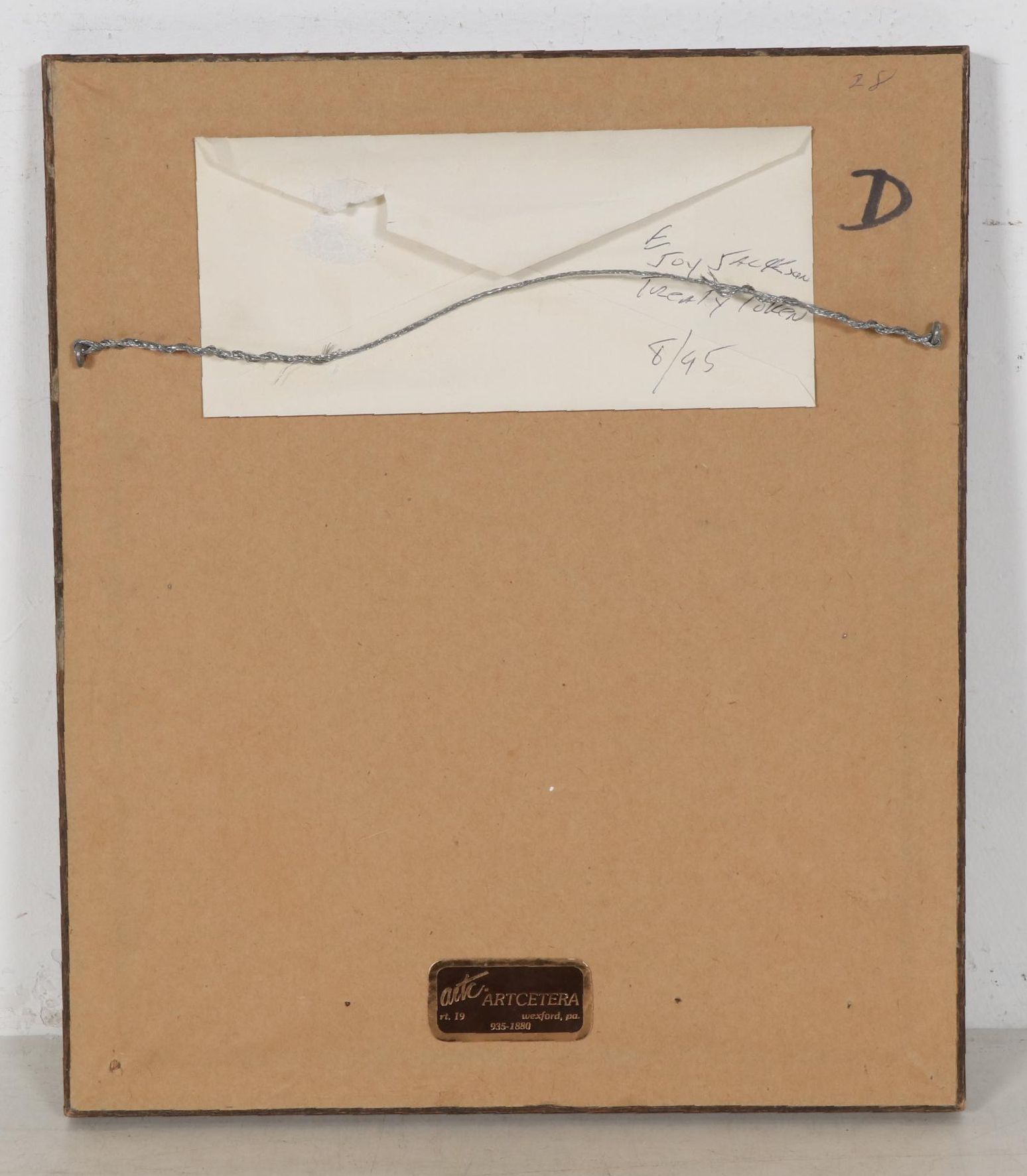 Joy Jackson Etching with Aquatint "Treaty Token," 1979