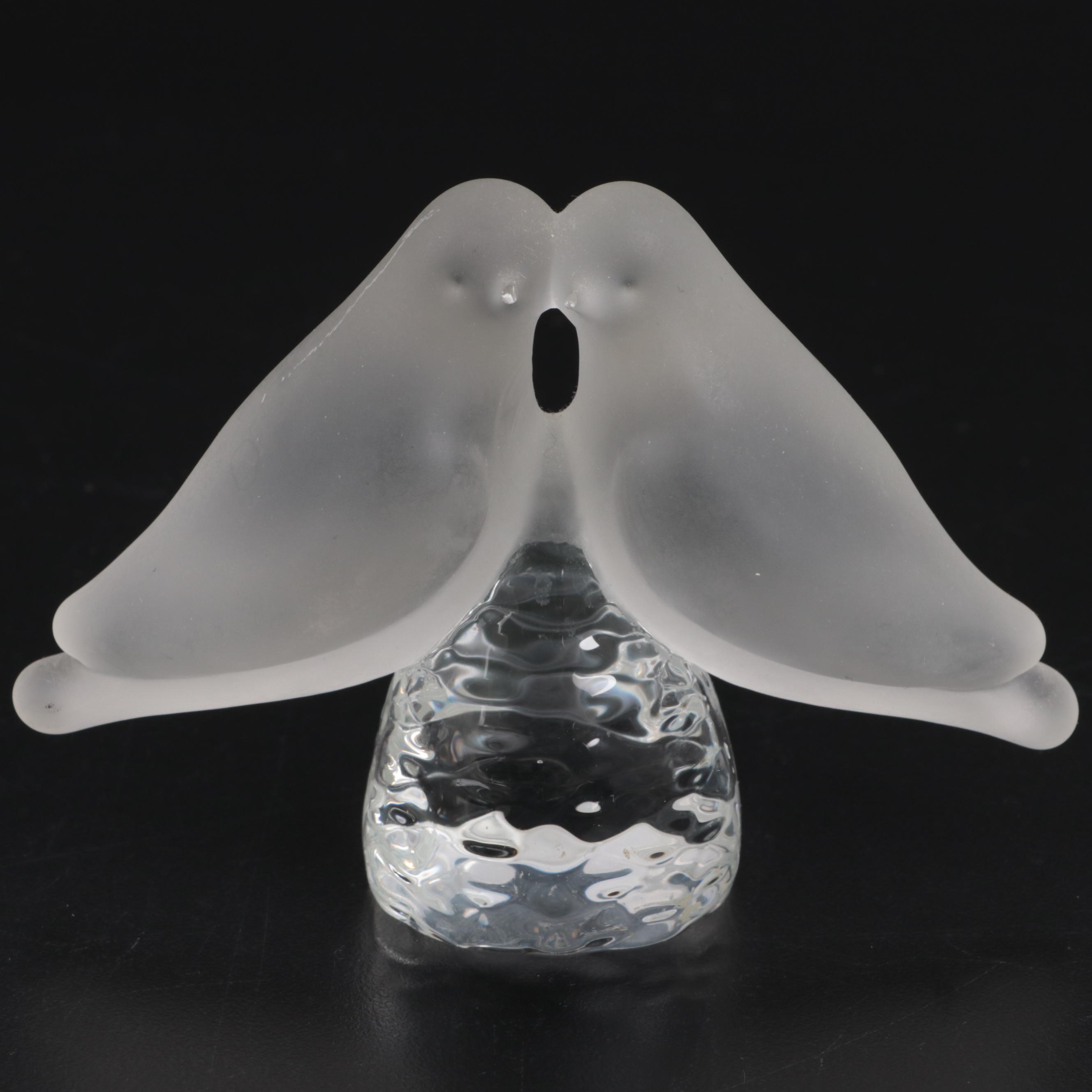 Lalique "Anemone" and "Moineau Moqueur" Crystal Figurines and More