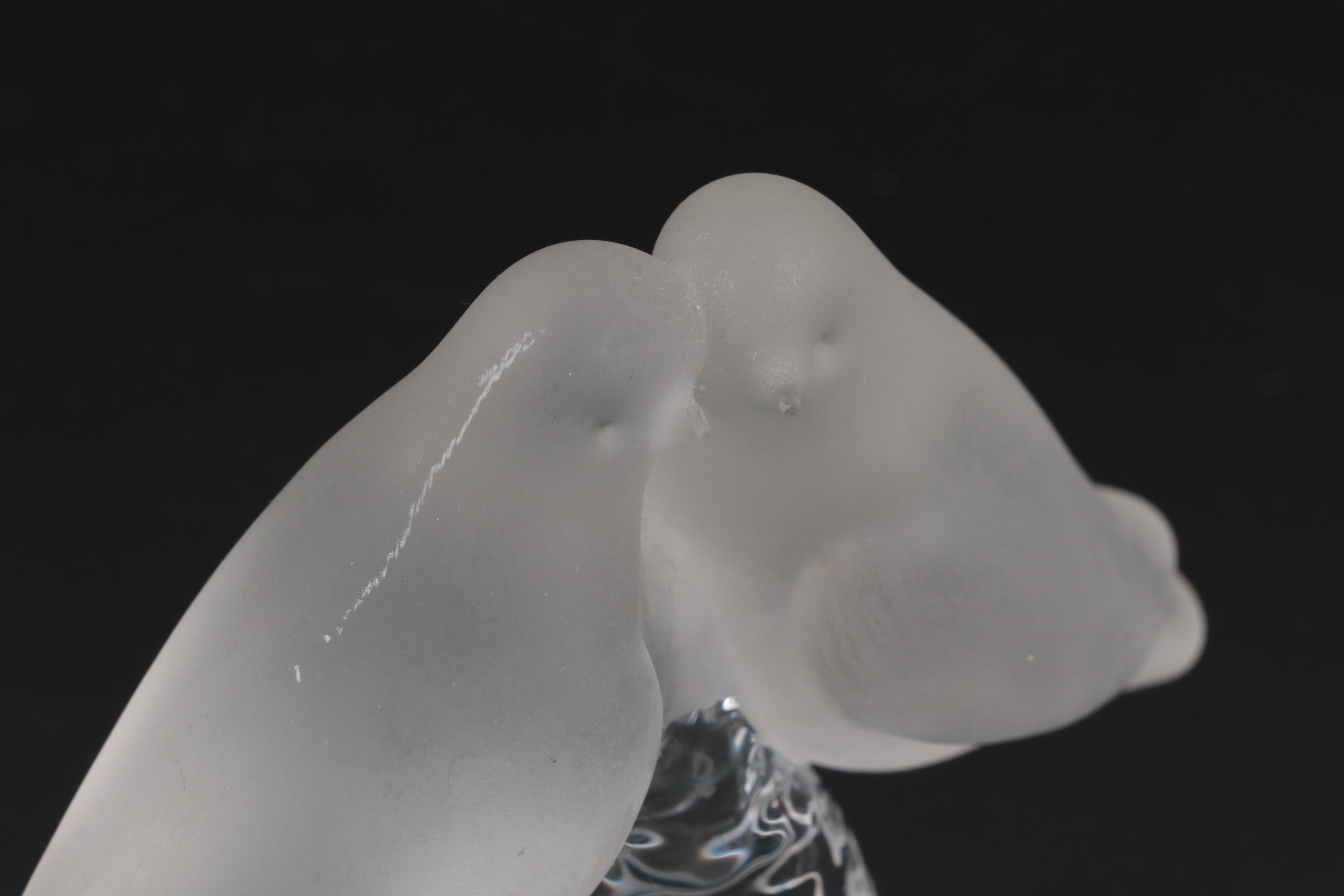 Lalique "Anemone" and "Moineau Moqueur" Crystal Figurines and More