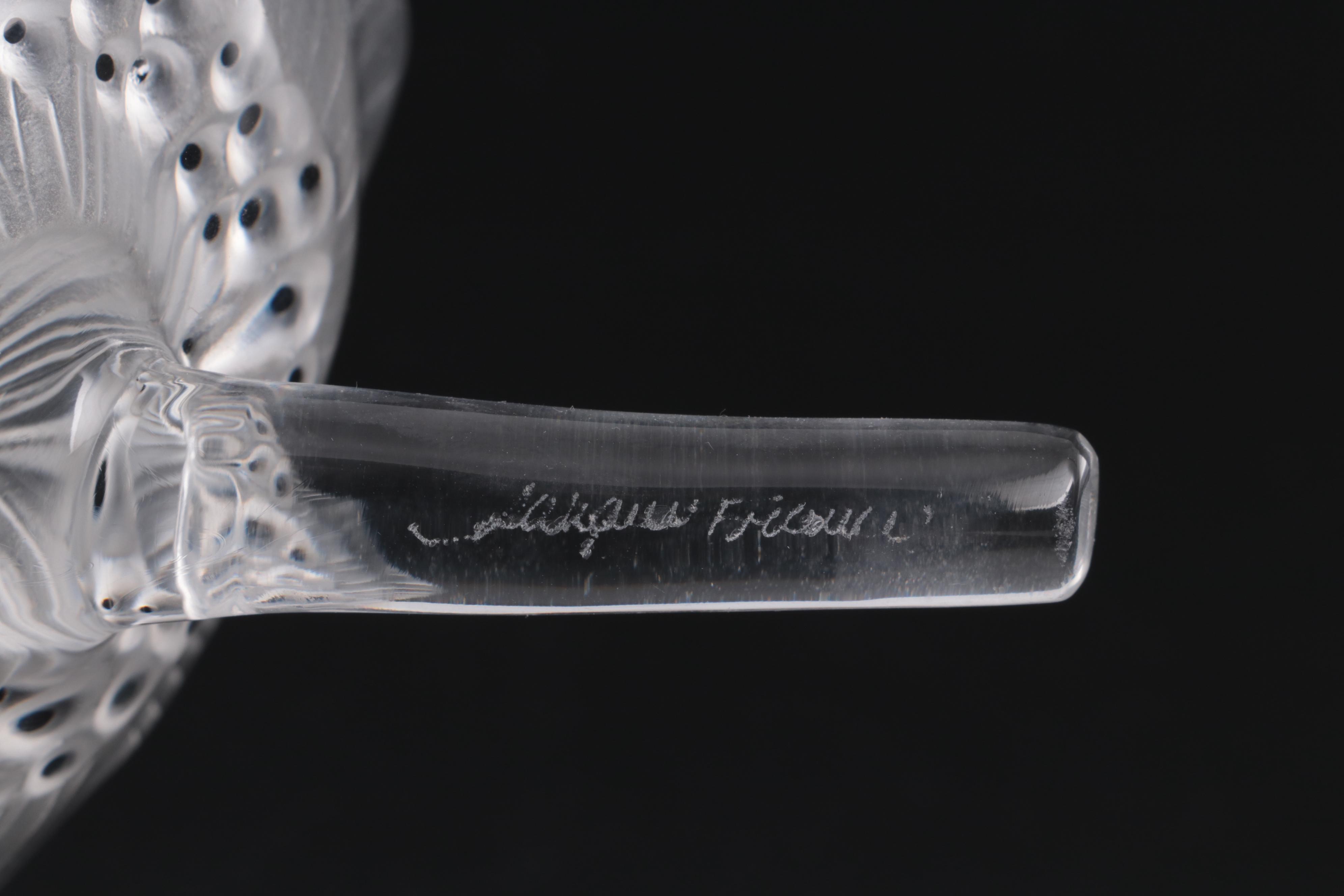 Lalique "Anemone" and "Moineau Moqueur" Crystal Figurines and More