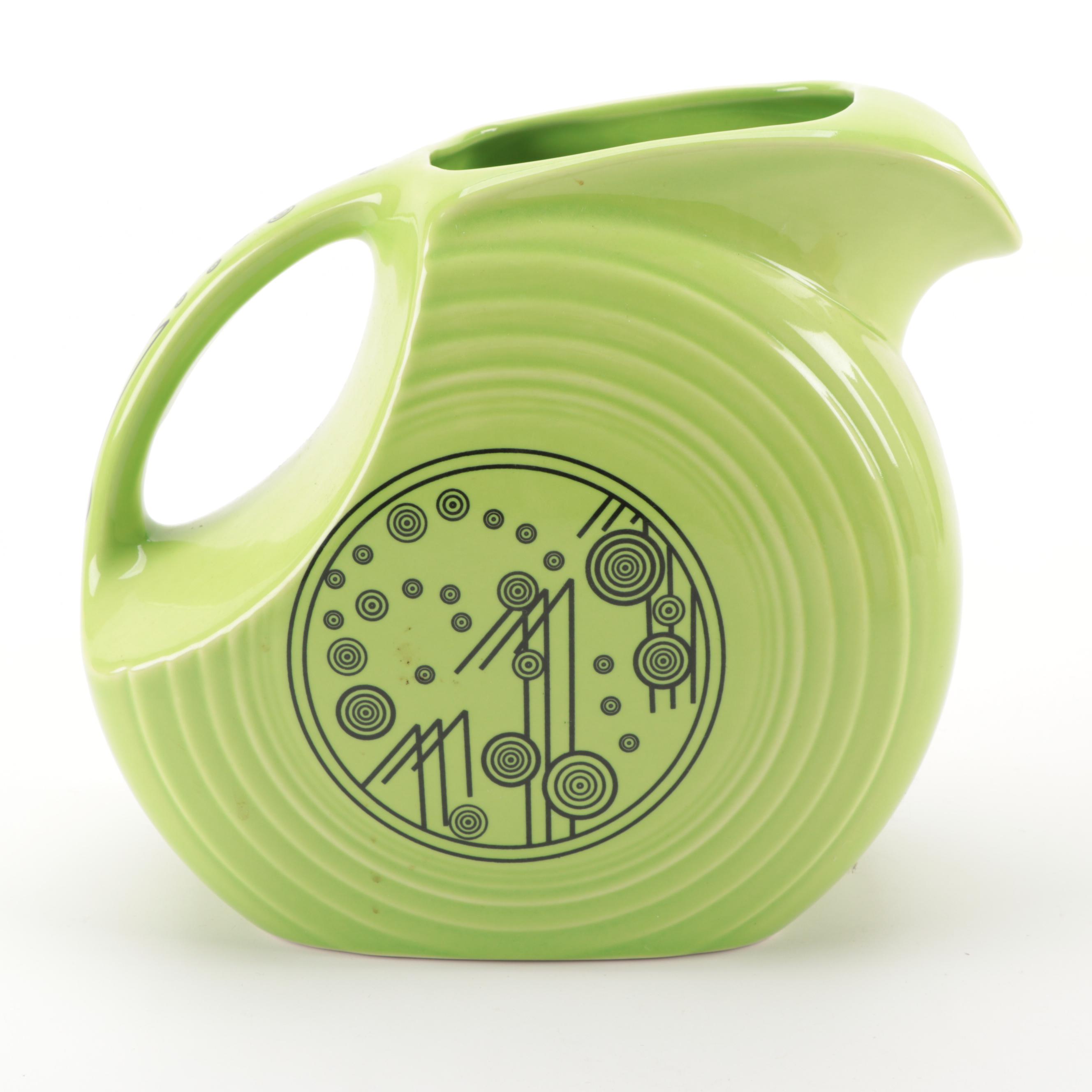 Homer Laughlin Co. Fiesta Pitcher with Tumblers