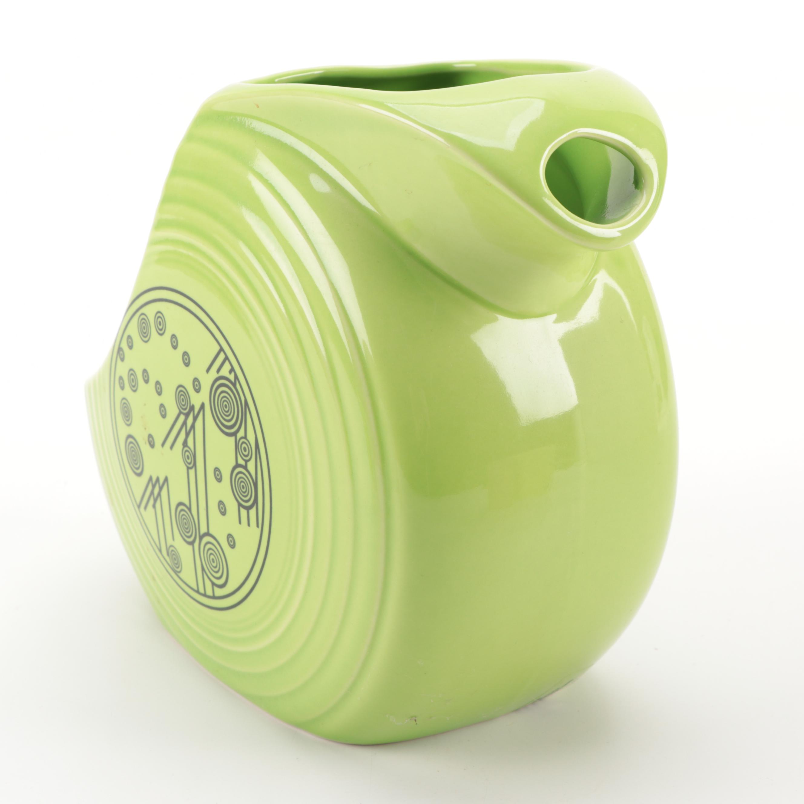 Homer Laughlin Co. Fiesta Pitcher with Tumblers