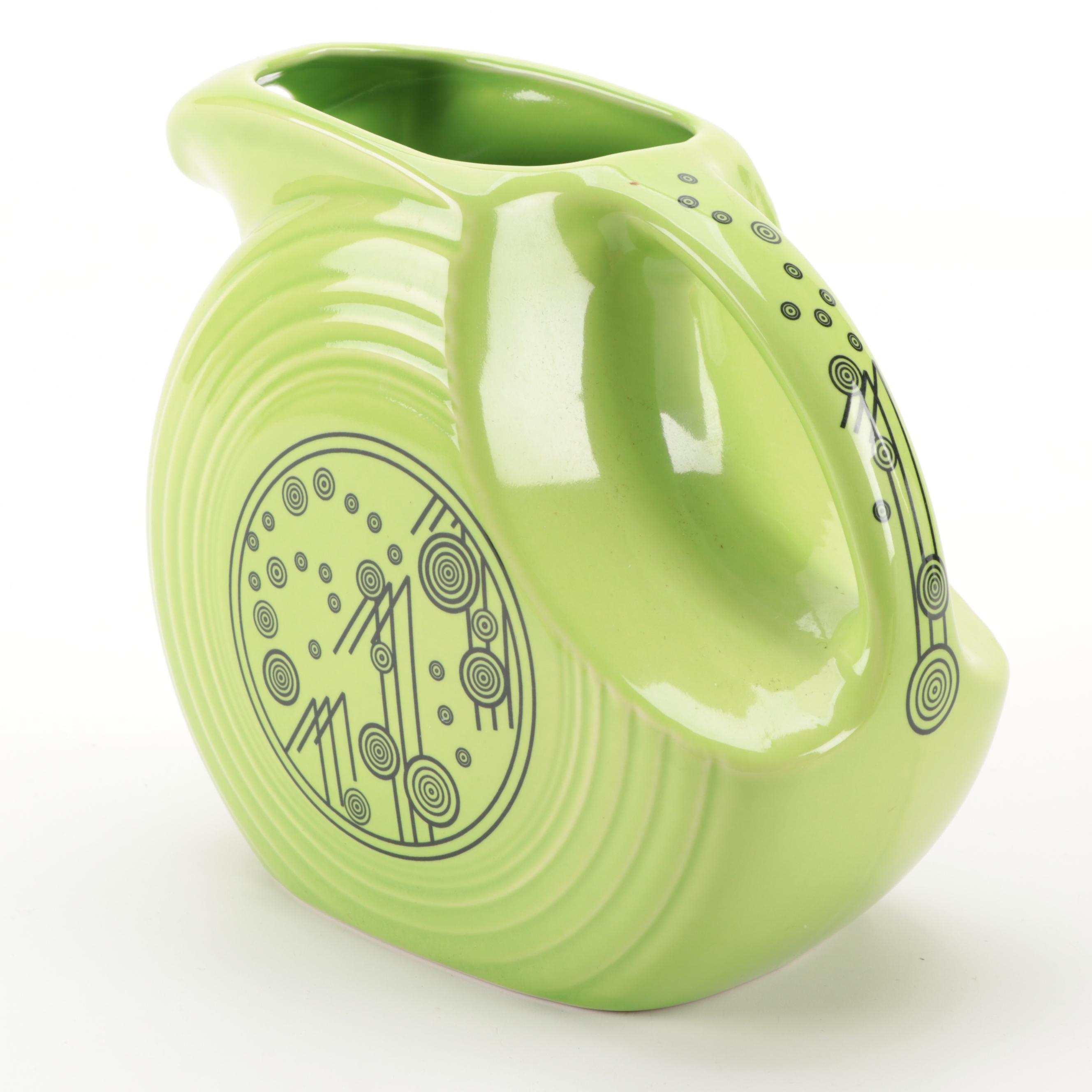 Homer Laughlin Co. Fiesta Pitcher with Tumblers