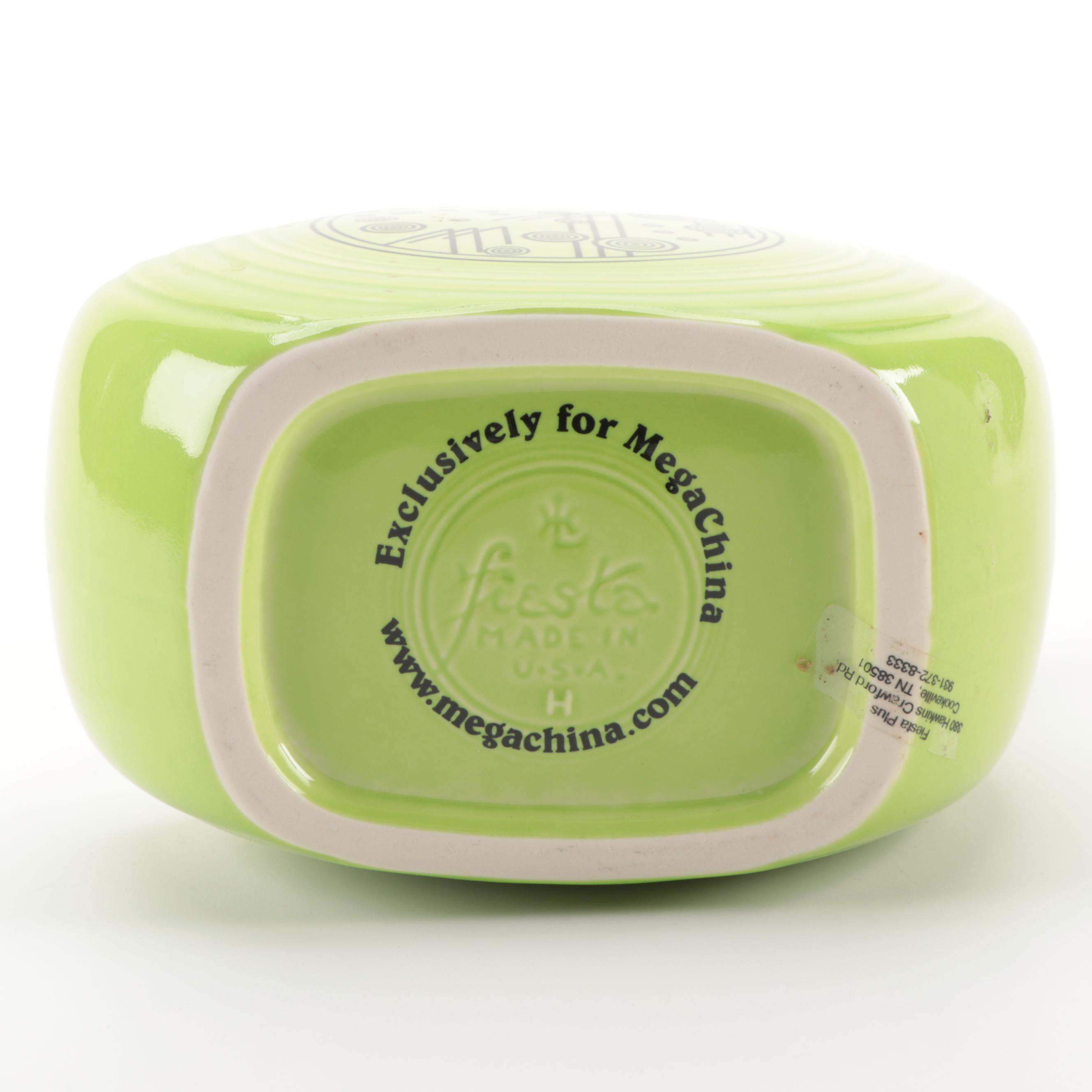 Homer Laughlin Co. Fiesta Pitcher with Tumblers