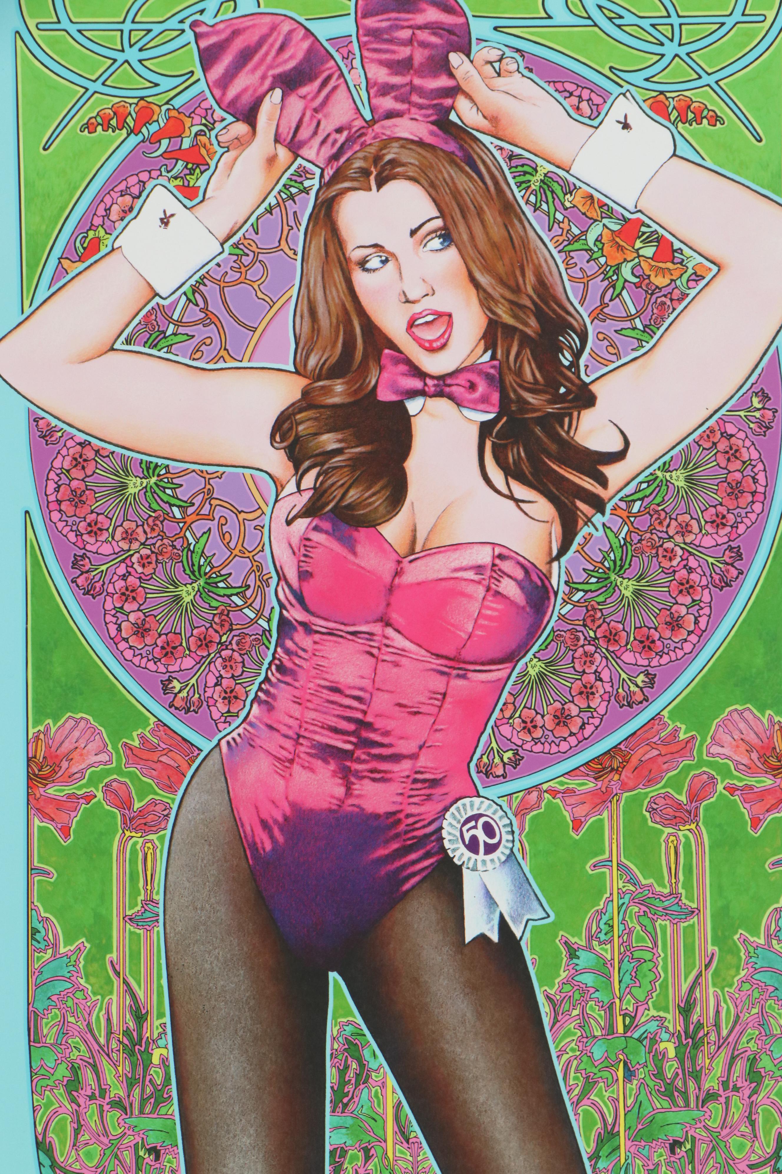 Bob Masse Giclée of Playboy Bunny, 21st Century