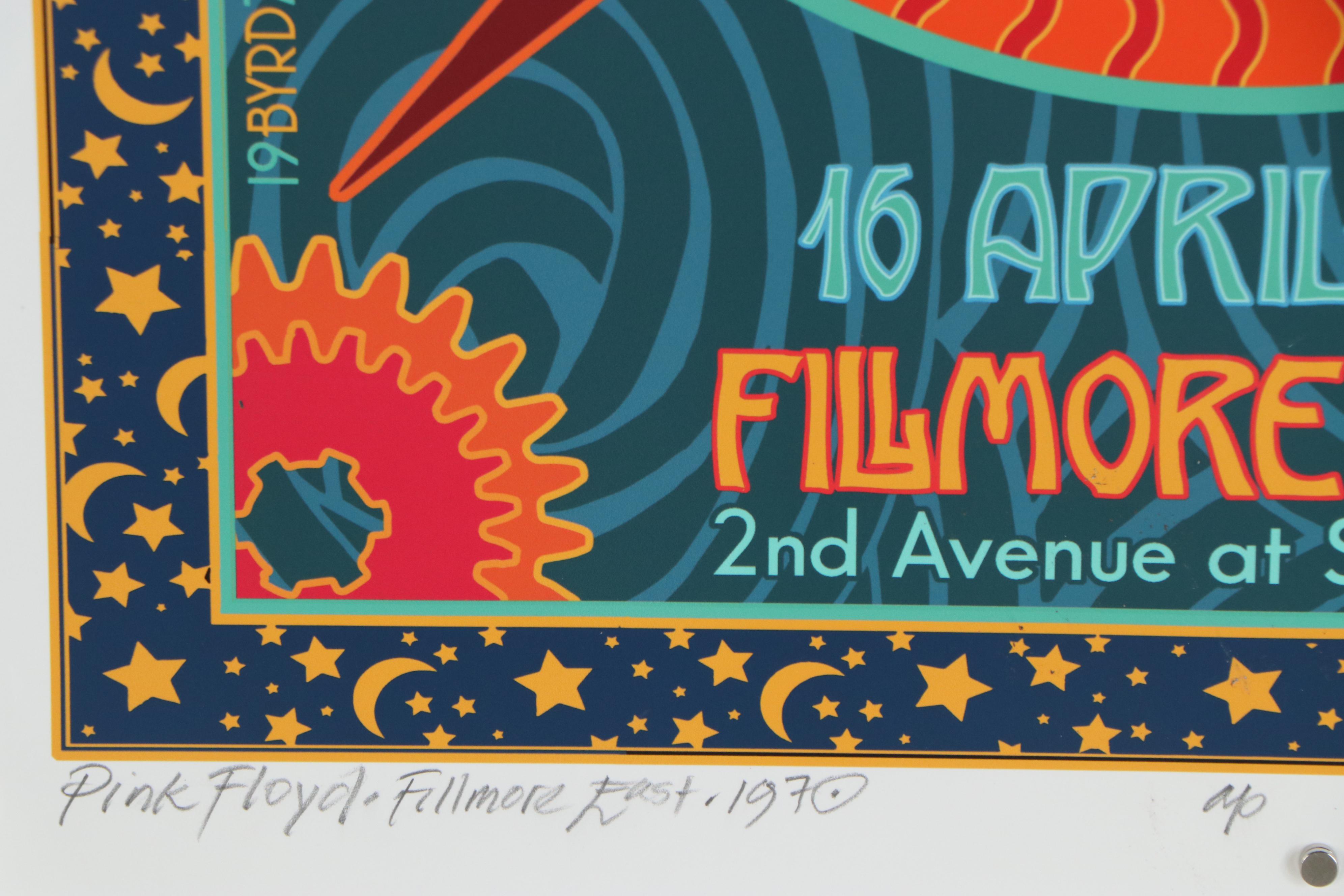 David Edward Byrd Giclée "Pink Floyd at the Fillmore East 1970," 2020