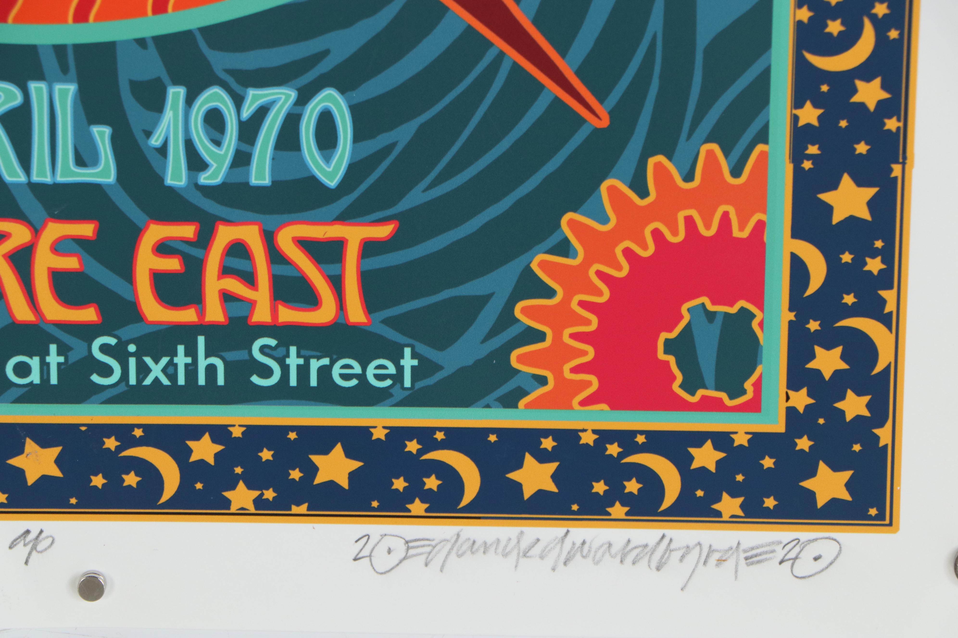 David Edward Byrd Giclée "Pink Floyd at the Fillmore East 1970," 2020