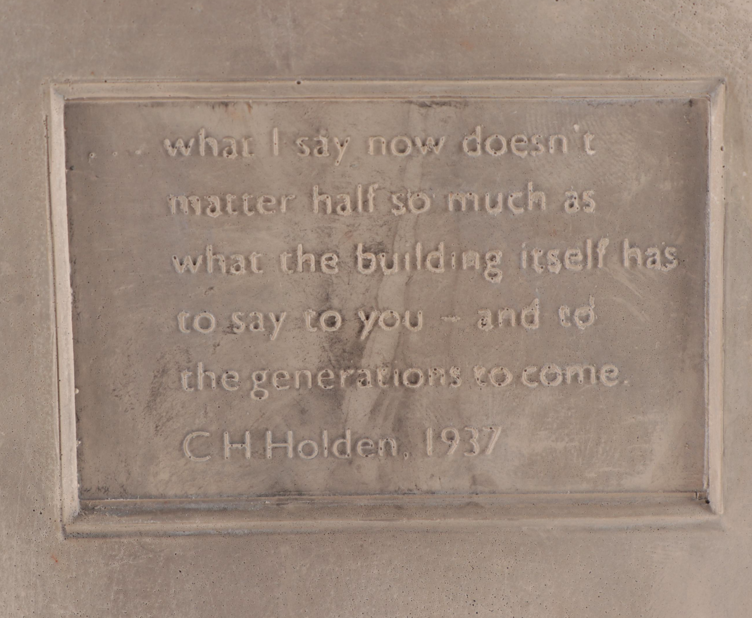 Timothy Richards Plaster "55 Broadway" and "Michelin House" with Other