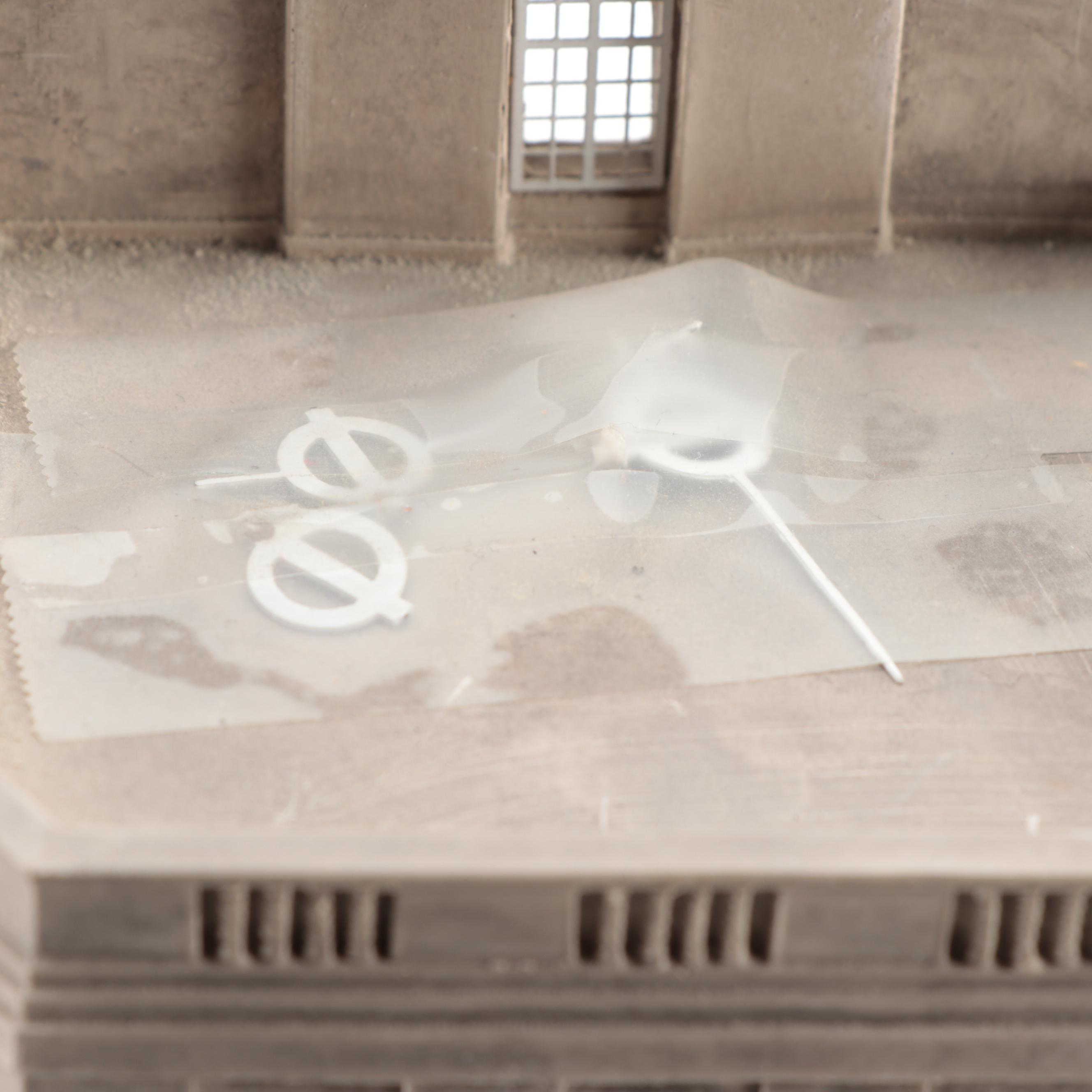 Timothy Richards Plaster "55 Broadway" and "Michelin House" with Other