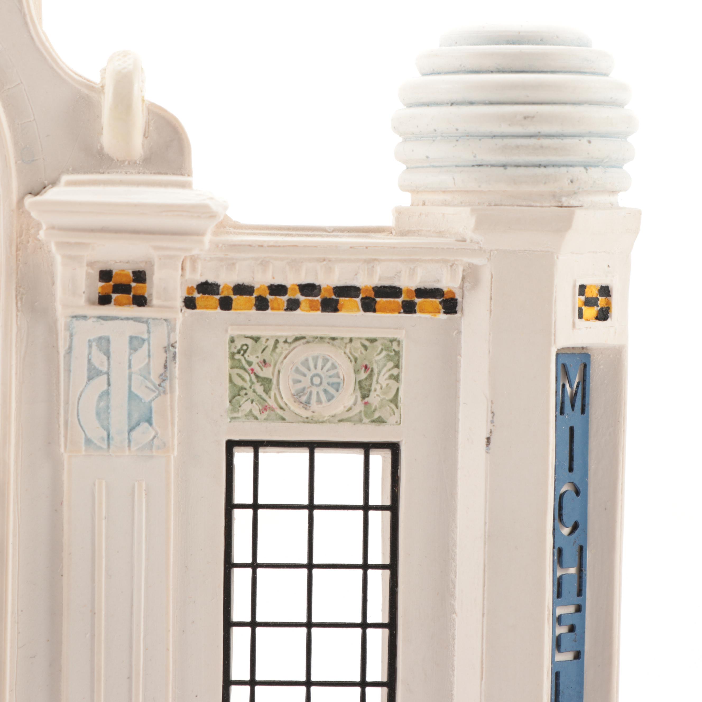 Timothy Richards Plaster "55 Broadway" and "Michelin House" with Other