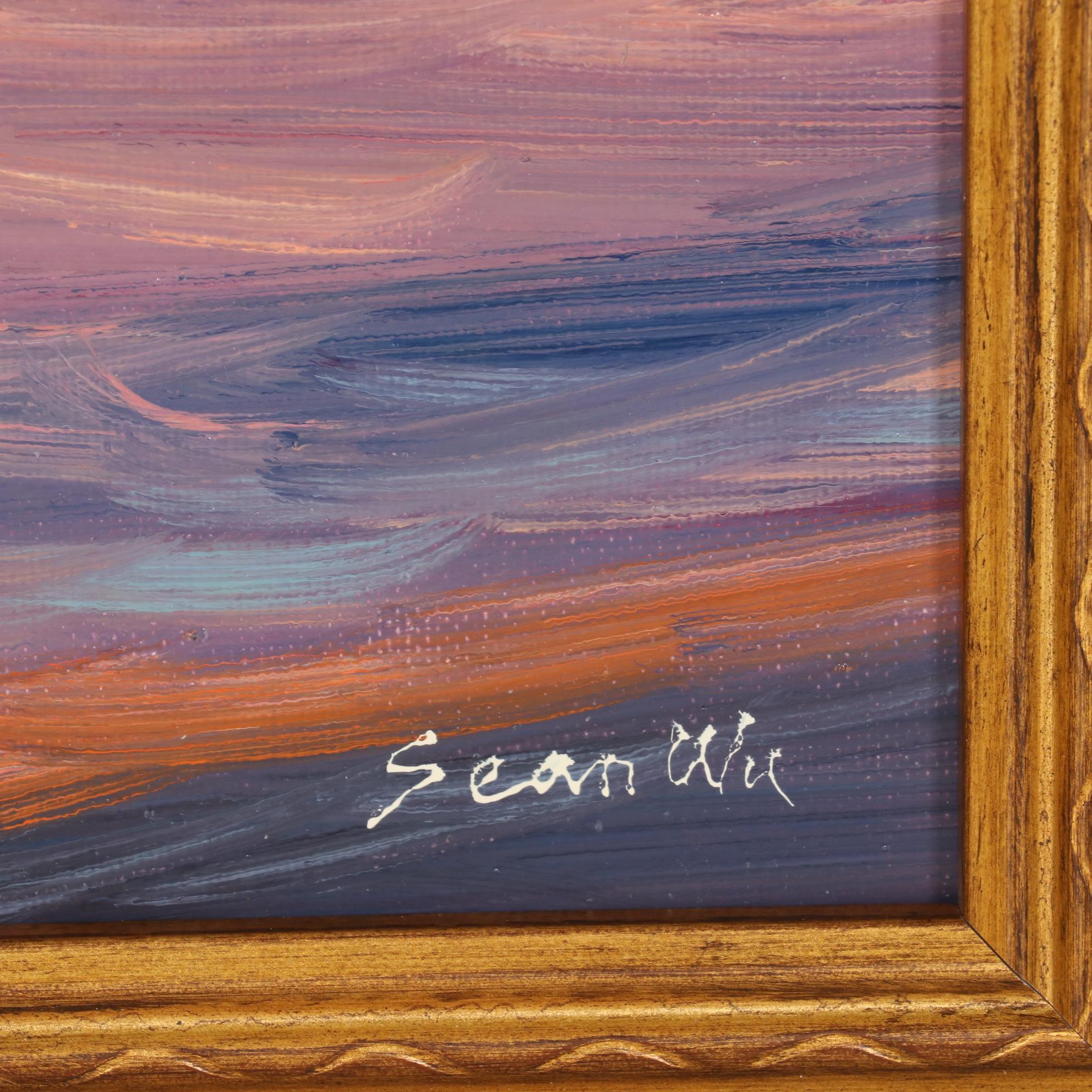 Sean Wu Oil Painting "Sunset," 2020