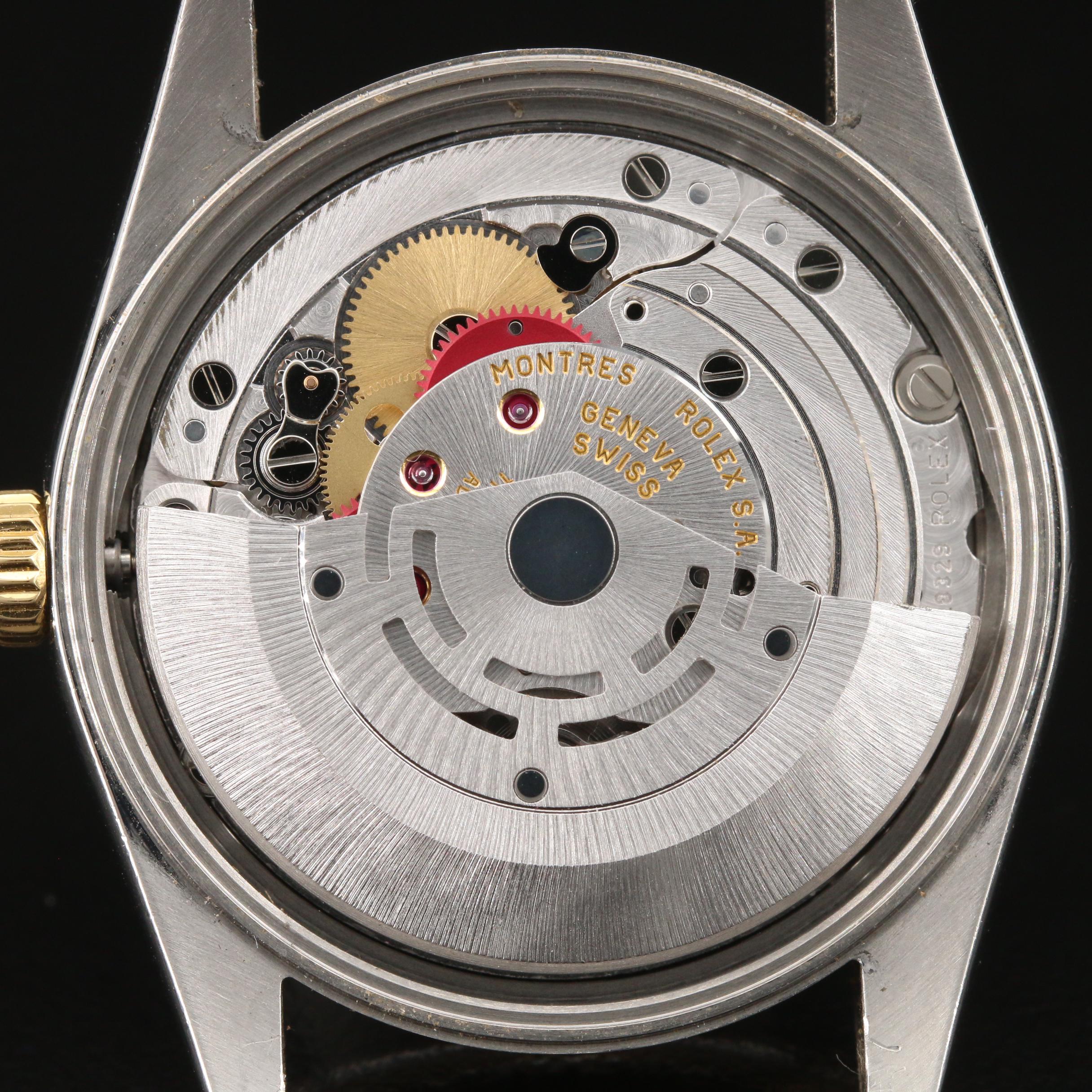 2001 Rolex Date 18K Gold and Stainless Steel Automatic Watch