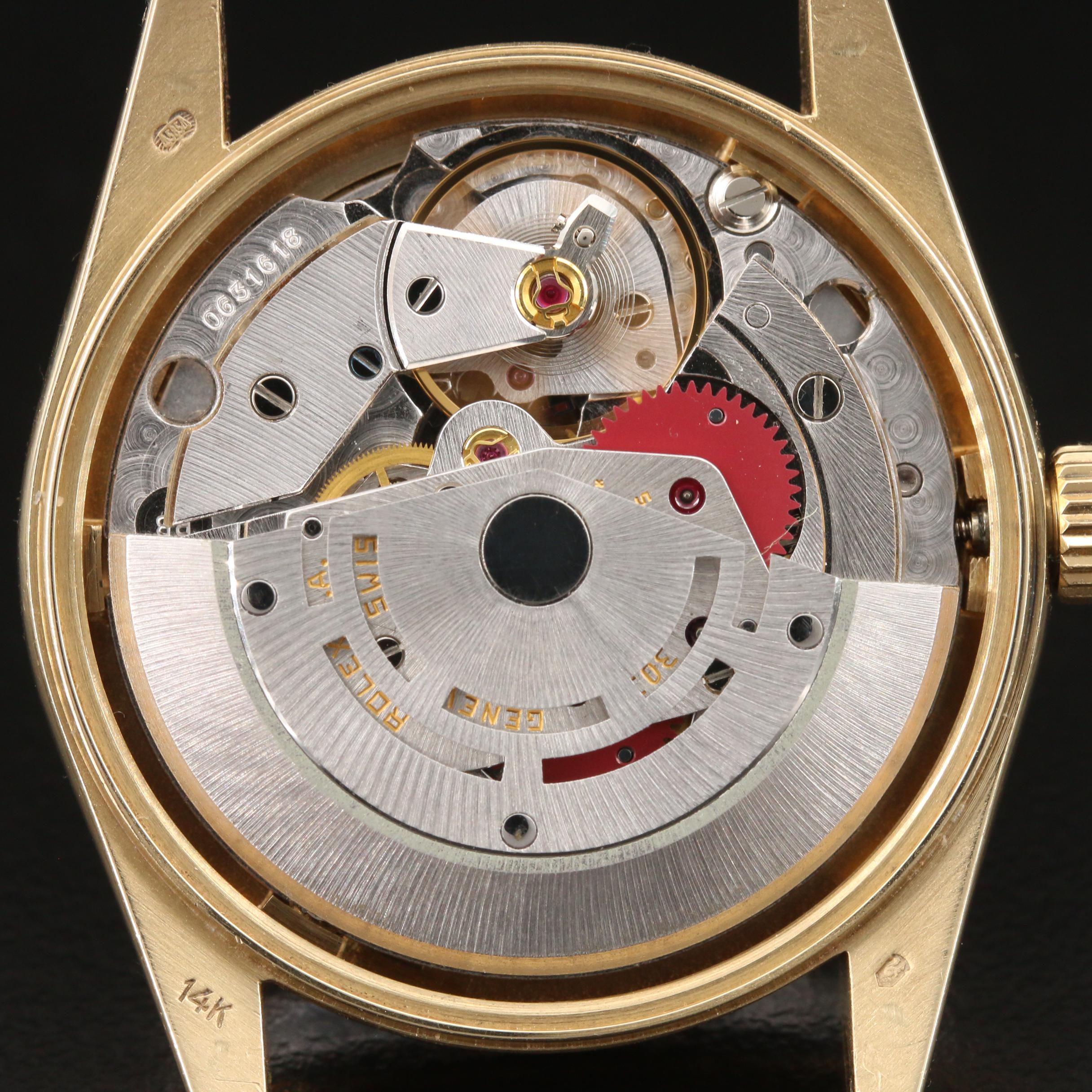 1981 Rolex Date 14K Yellow Gold Automatic Watch