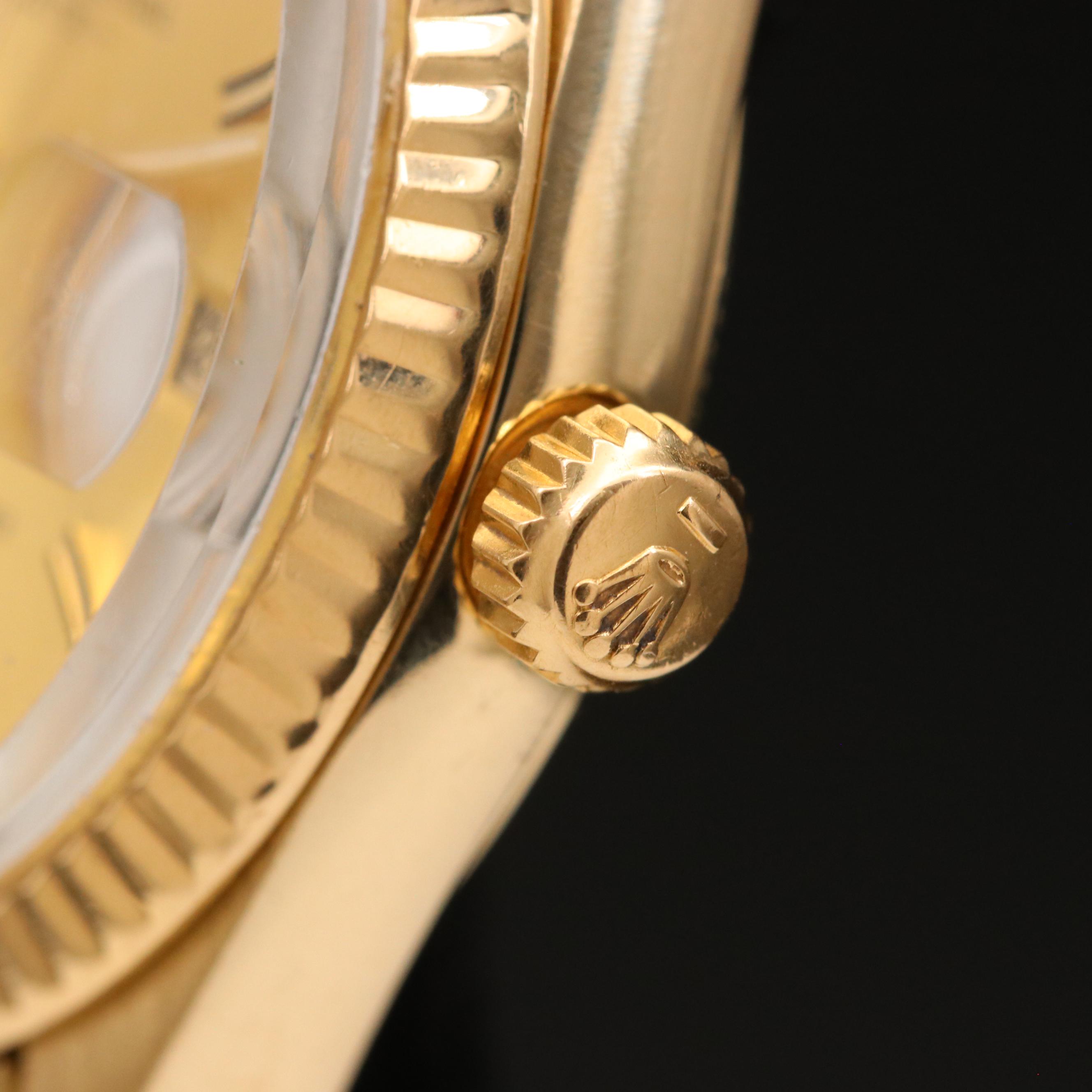 1981 Rolex Date 14K Yellow Gold Automatic Watch