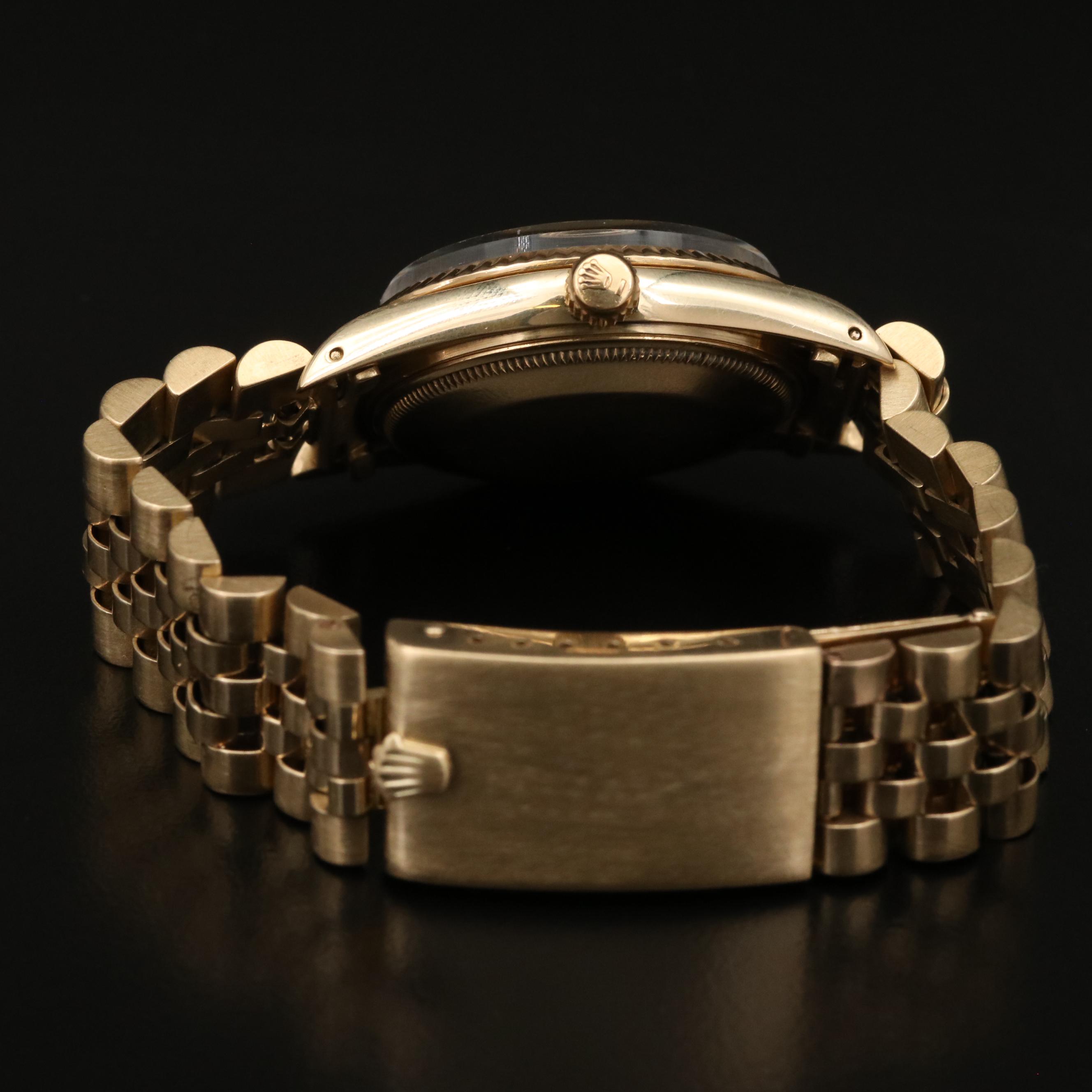 1981 Rolex Date 14K Yellow Gold Automatic Watch