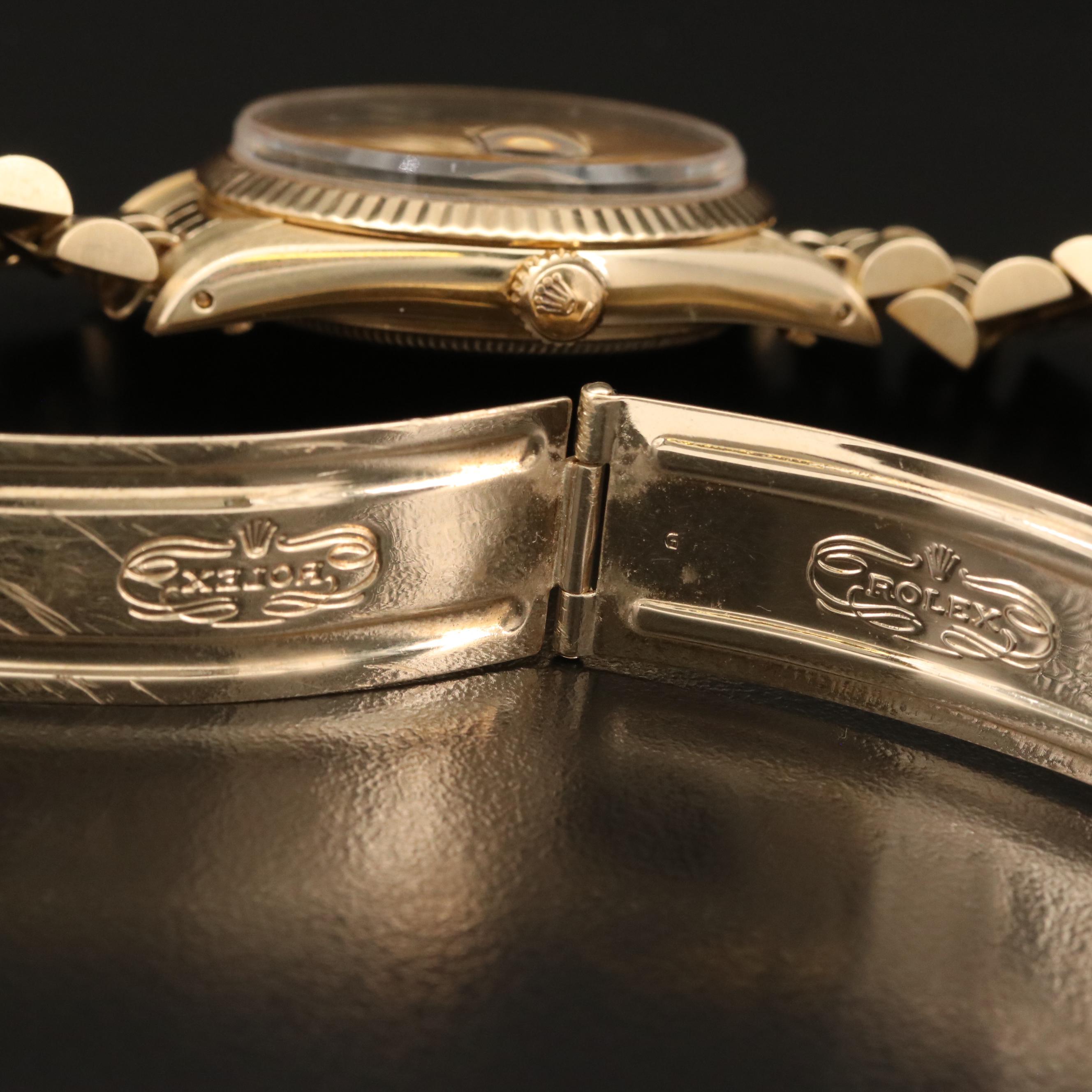 1981 Rolex Date 14K Yellow Gold Automatic Watch