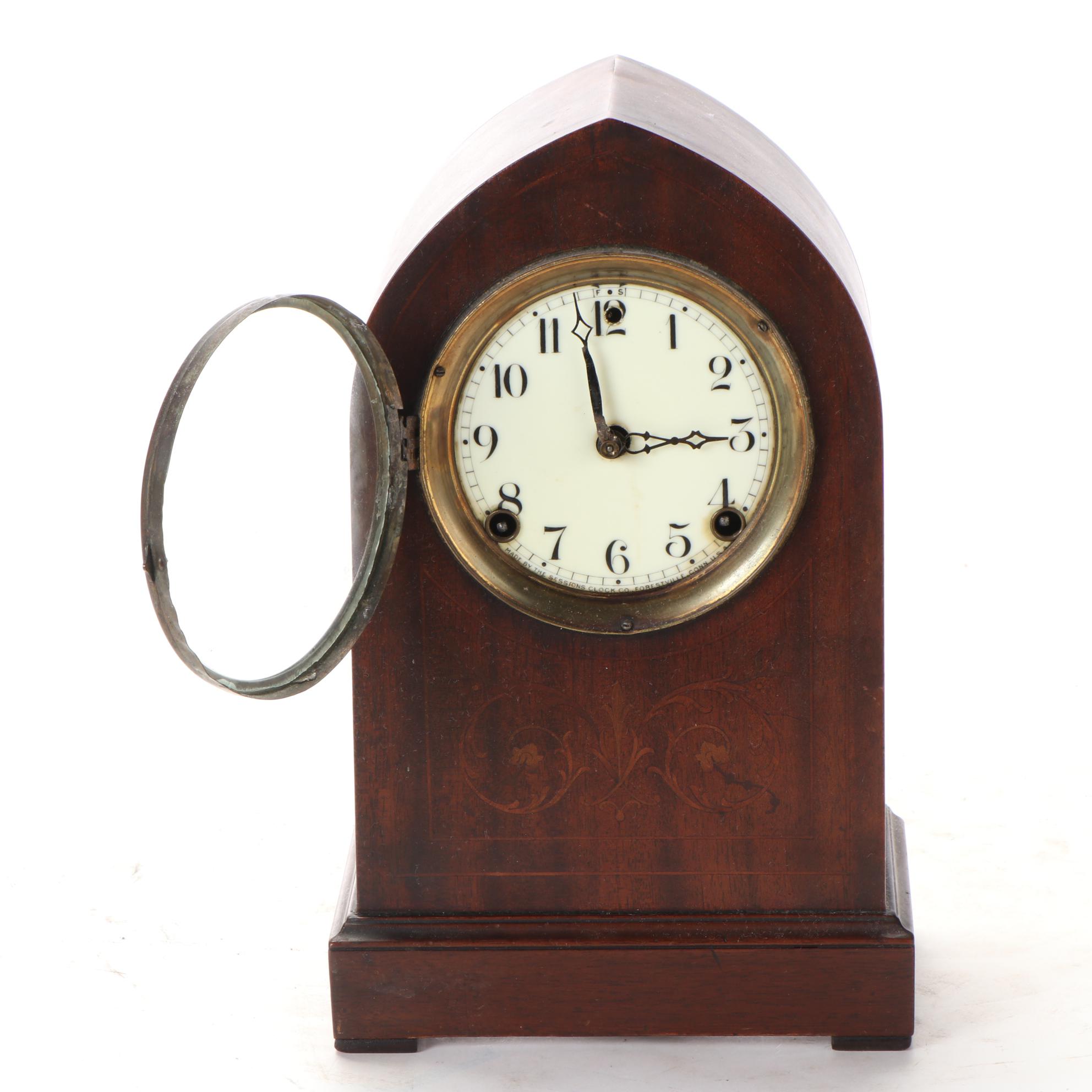 Sessions Clock Co. "Concord" Eight-Day Beehive Mantel Clock, Early 20th Century