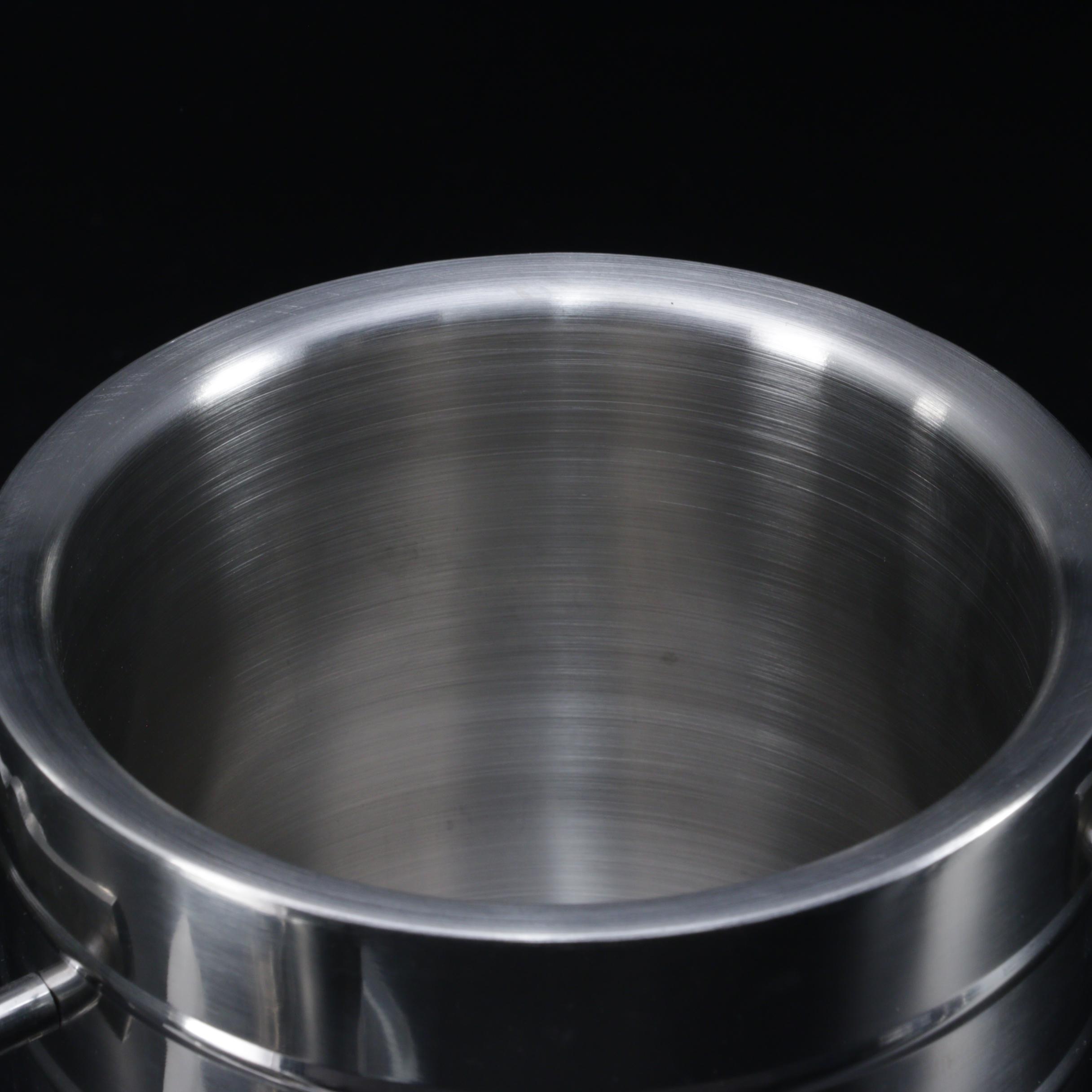 Max Studio Top Hat Motif Stainless Steel Ice Bucket, Jigger and Shaker