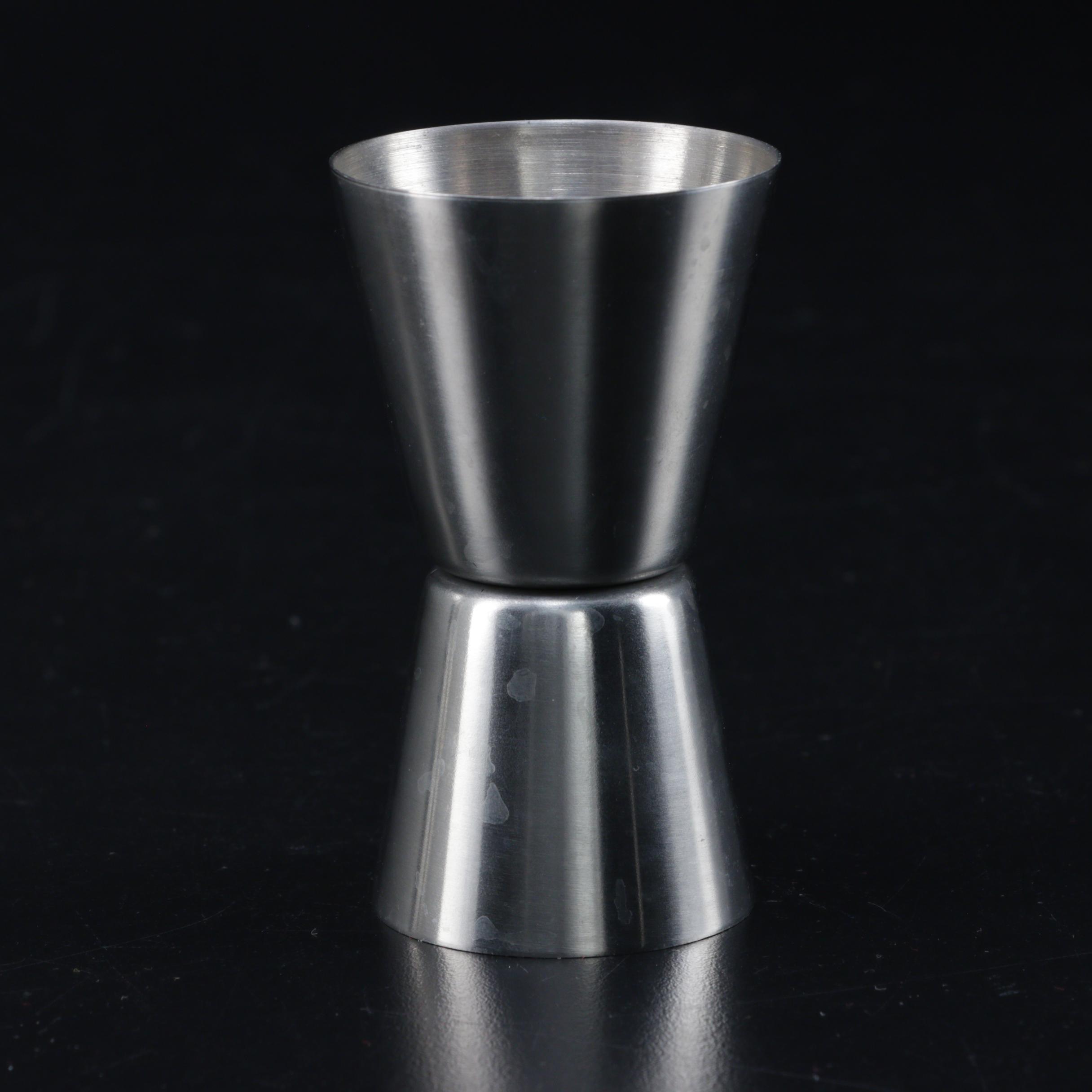 Max Studio Top Hat Motif Stainless Steel Ice Bucket, Jigger and Shaker