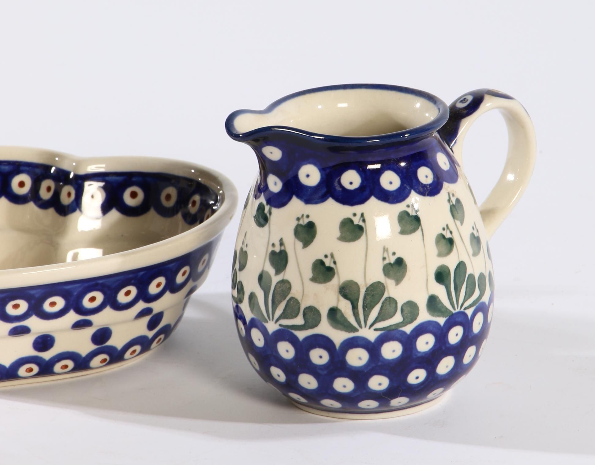 Boleslawiec Polish Pottery Dishes, Late 20th Century