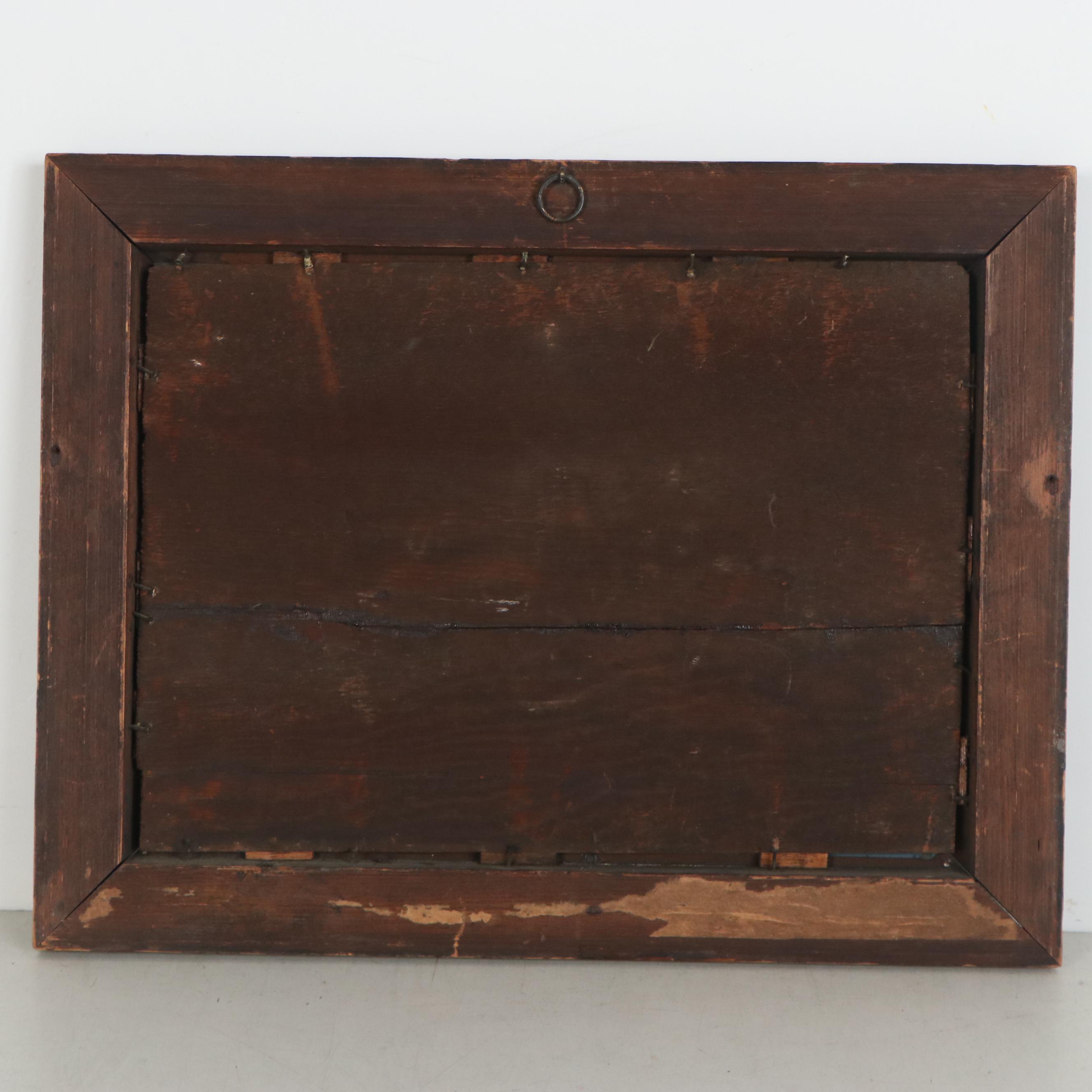 Hand-Colored Lithograph "Woodcock Shooting", Early 19th Century