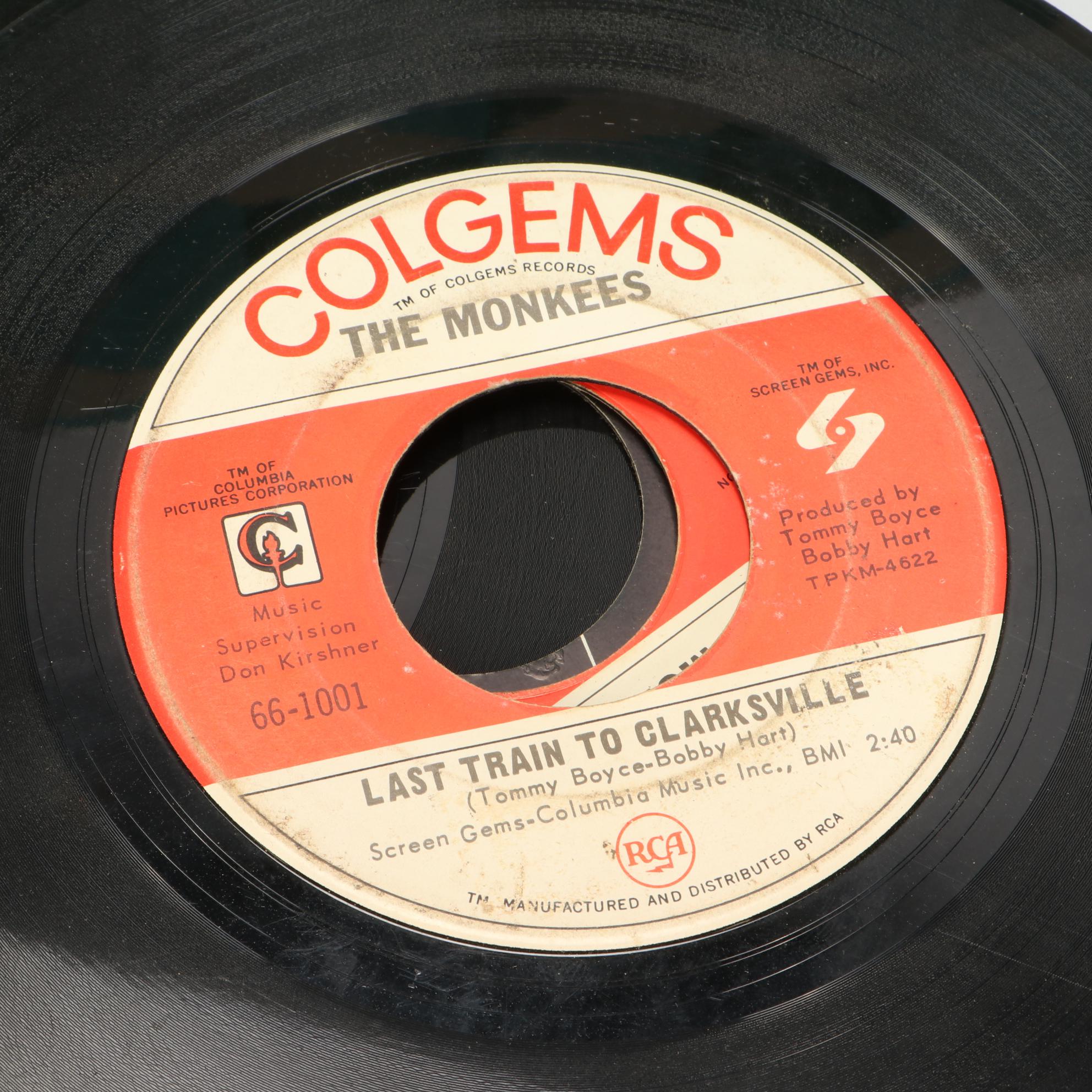 Marvin Gaye, The Beach Boys, Roy Orbison and Other 45 RPM Vinyl Records