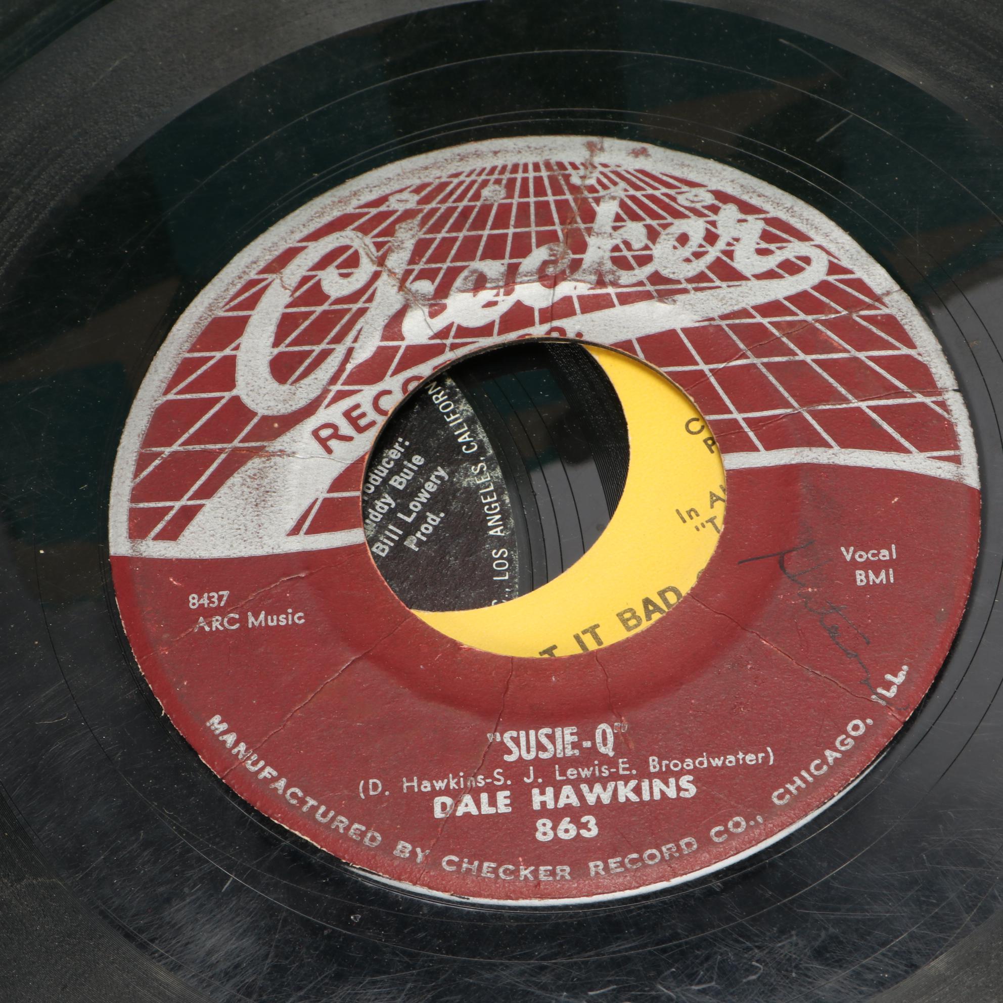 Marvin Gaye, The Beach Boys, Roy Orbison and Other 45 RPM Vinyl Records