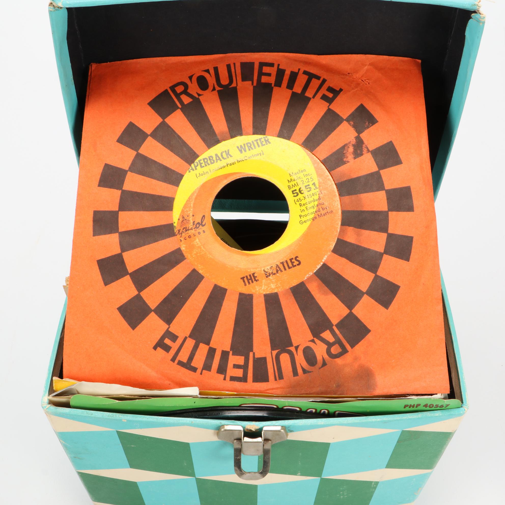 Marvin Gaye, The Beach Boys, Roy Orbison and Other 45 RPM Vinyl Records